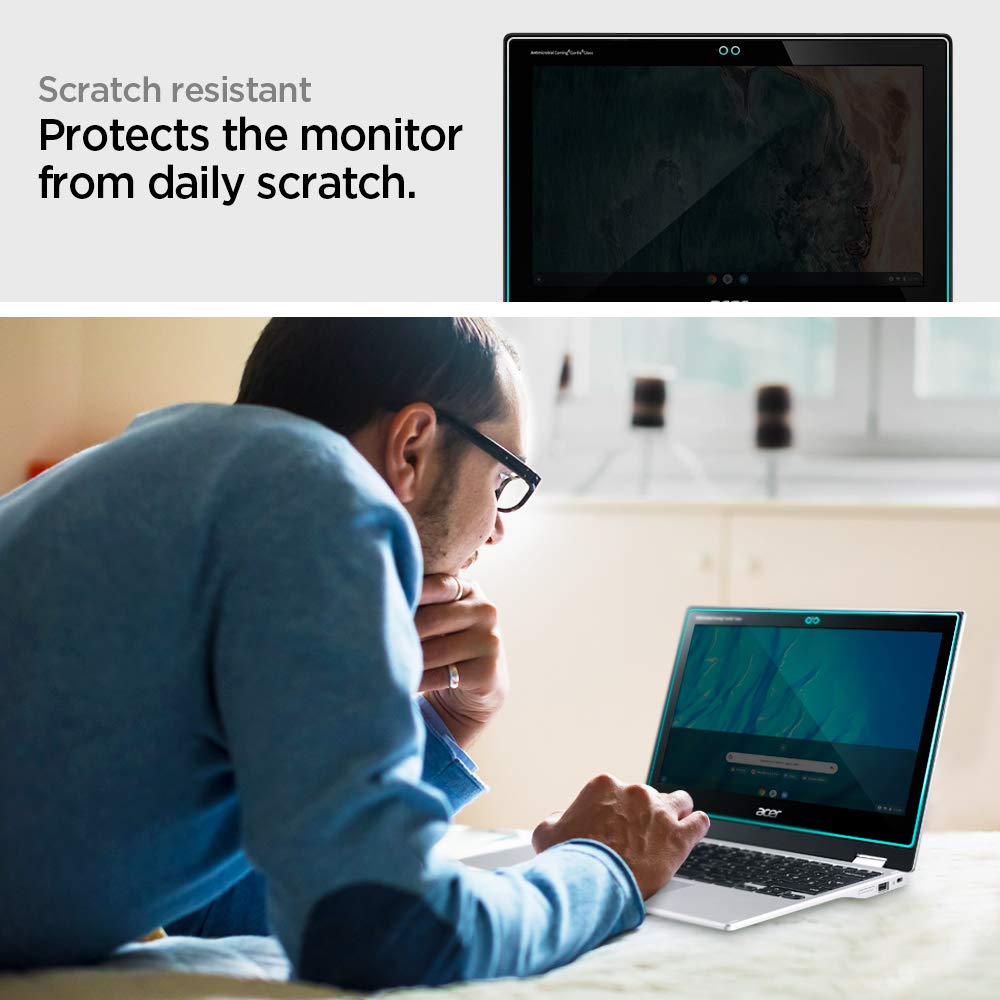 Spigen Acer Chromebook R 11 Convertible Screen Protector 11.6 Inch Tempered Glass For Acer Chromebook R 11 Convertible Cb5 132T C1Lk 11.6 Inch