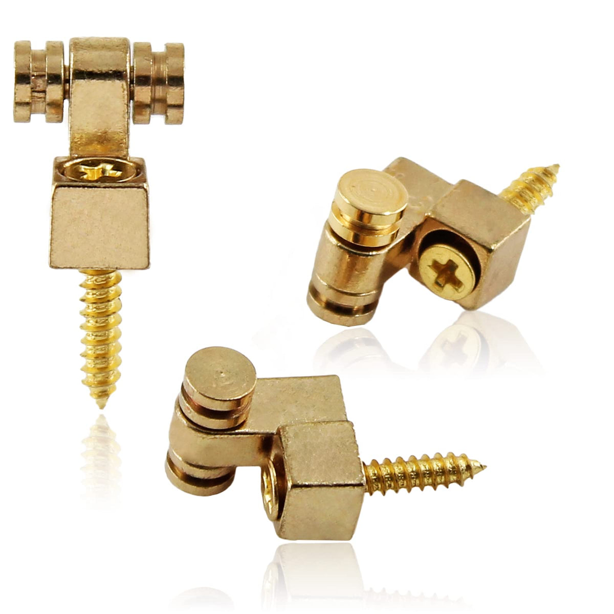 Jersvimc 2 Pcs Guitar Roller String Tree, Gold String Tree Retainer Te ...