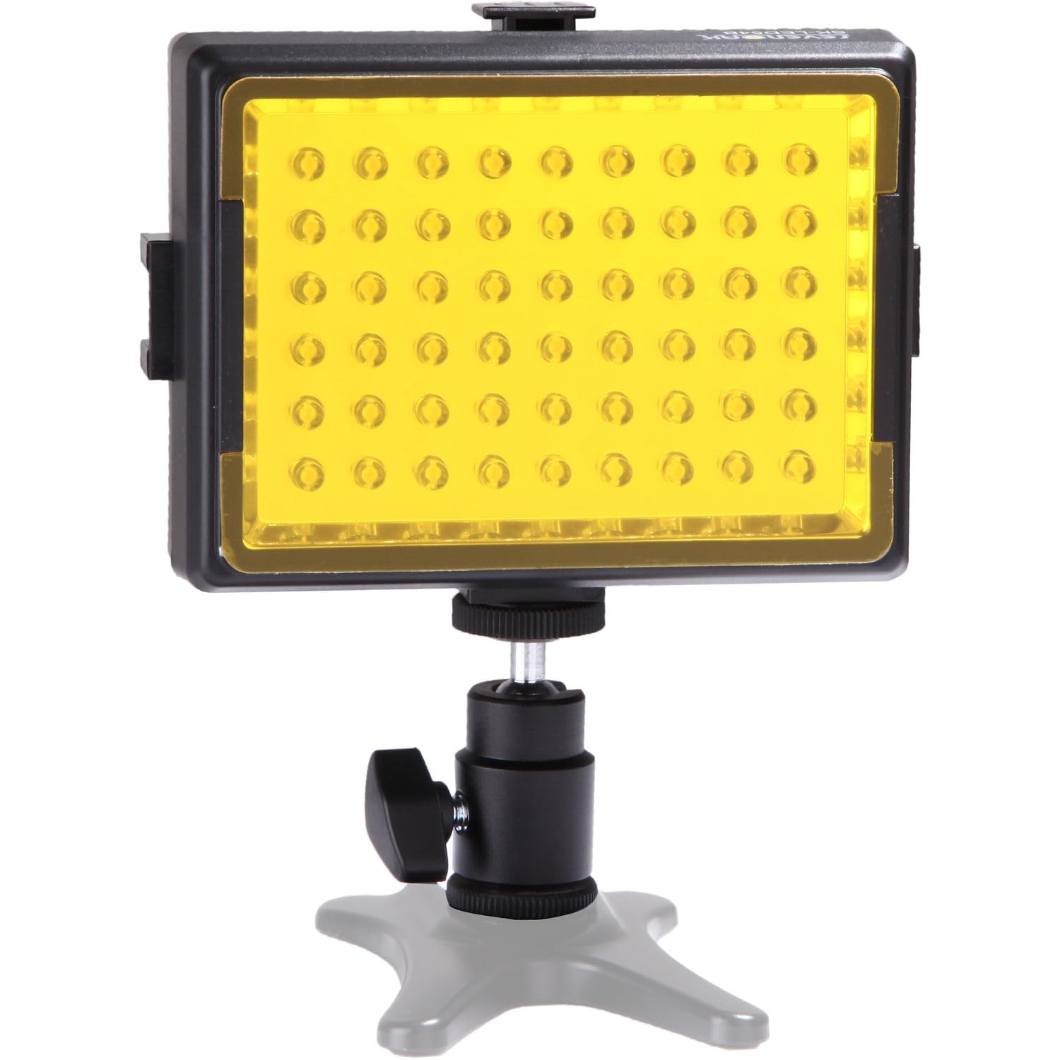Sevenoak Sk Led54T On Camera Led Light Panel With 54 High Power Led'S, Adjustable Color Temperature, Ball Head, And Color Gels