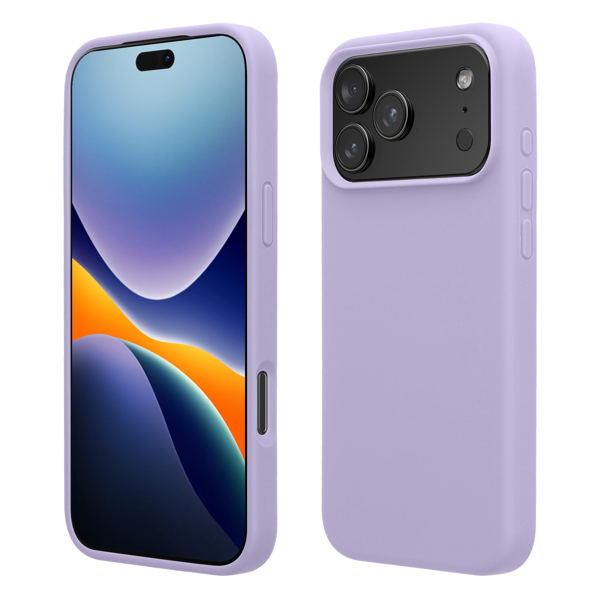 kwmobile Case Compatible with Apple iPhone 17 Pro Max Case - TPU Silicone Phone Cover with Soft Finish - Lavender