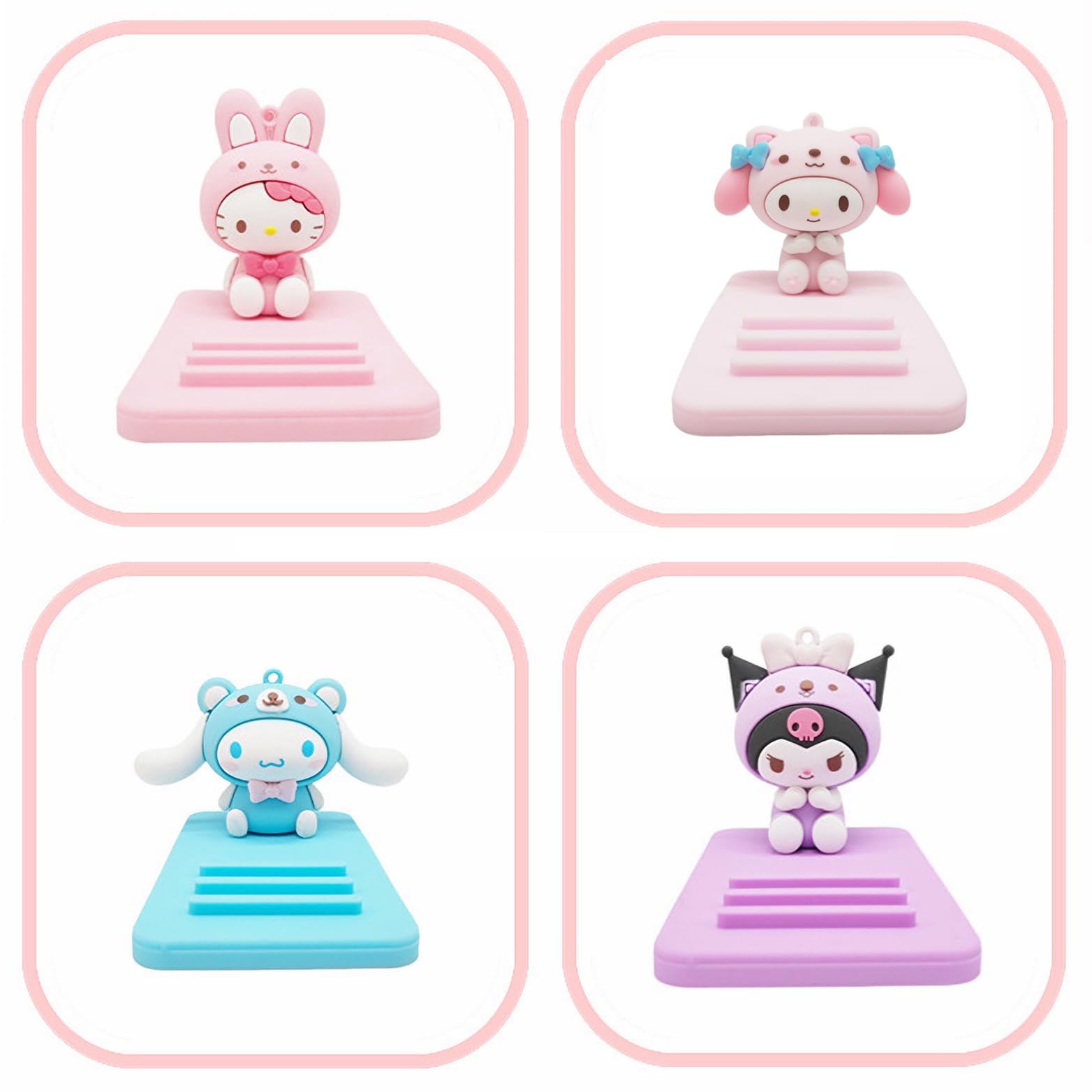 Cute Phone Stand For Desk, Cell Phone Holder For Girls, Compatible With All Mobile Phones