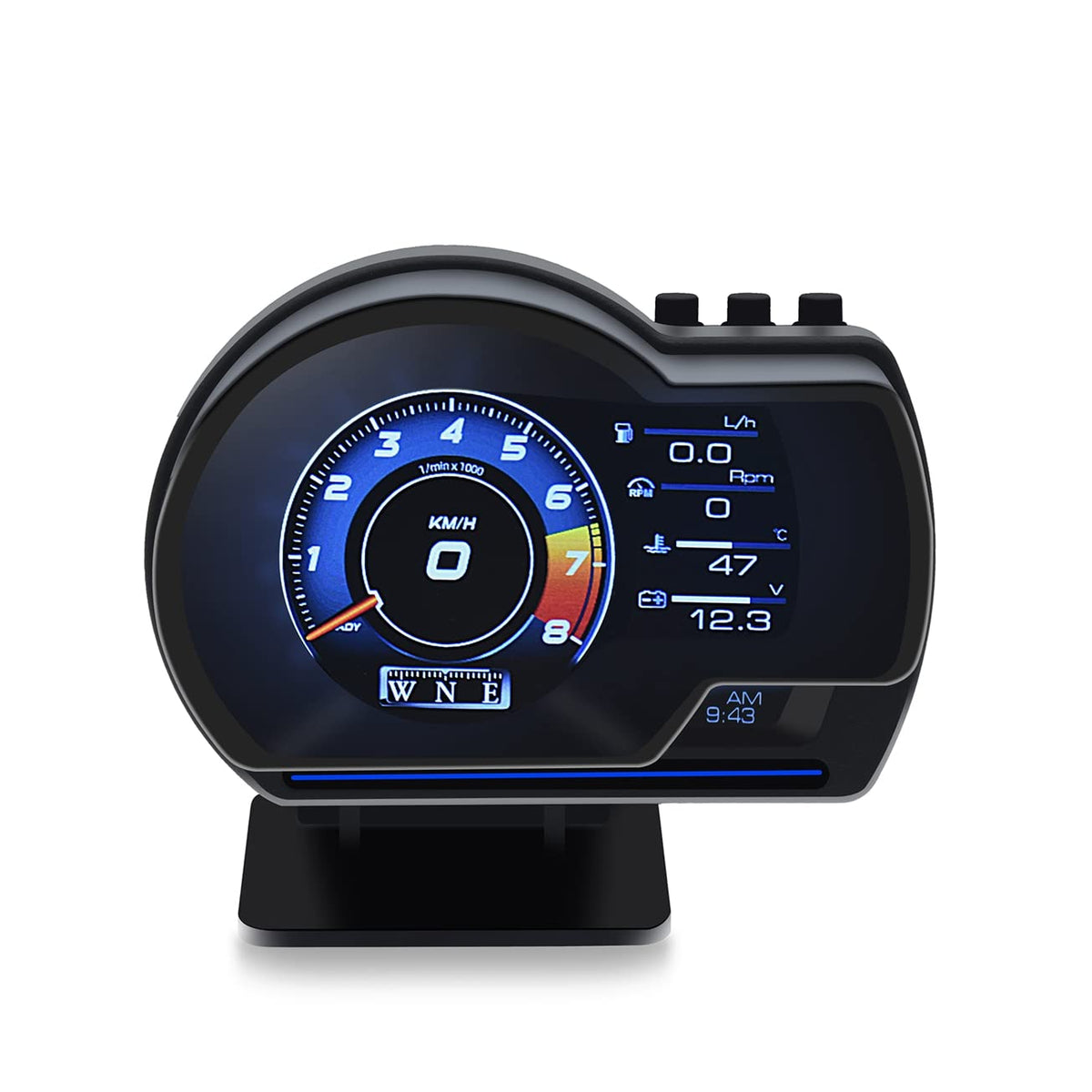 KAOLALI 5 Display HUD per Auto, GPS Tachimetro Auto Head Up Display | con Allarme di Velocità Eccessiva Avviso di Guida a Fatica KMH/MPH per Tutt Auto KAOLALI 5 Display HUD per Auto, GPS Tachimetro Auto Head Up Display | con Allarme di Velocità Eccessiva Avviso di Guida a Fatica KMH/MPH per Tutt Auto