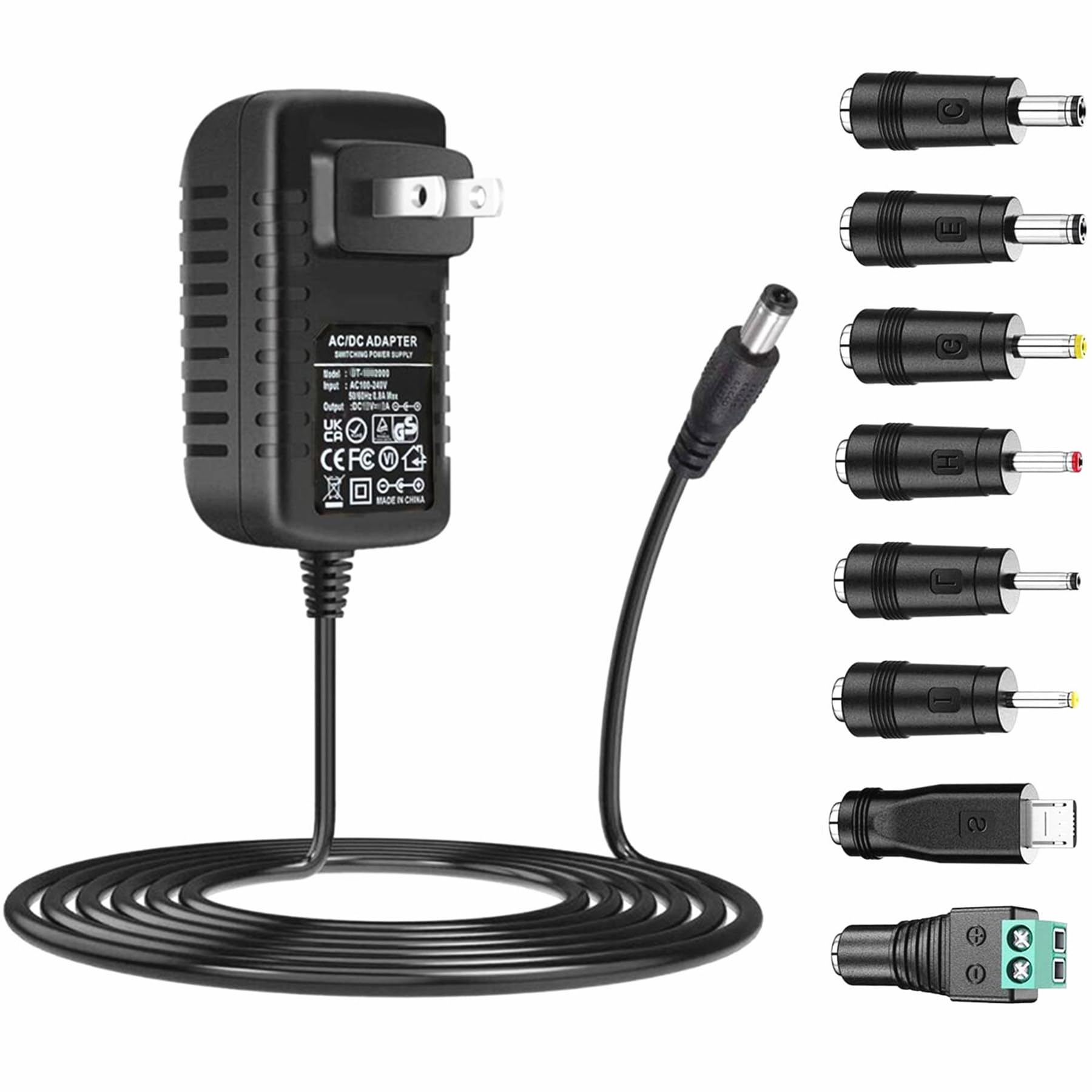 Universal 5V Ac Adapter Dc5V 3A 2A 1Amp Power Supply 15W Wall Charger For Adsl Wifi Router Usb Hub Cameras Ac120V To Dc5V 2500Ma