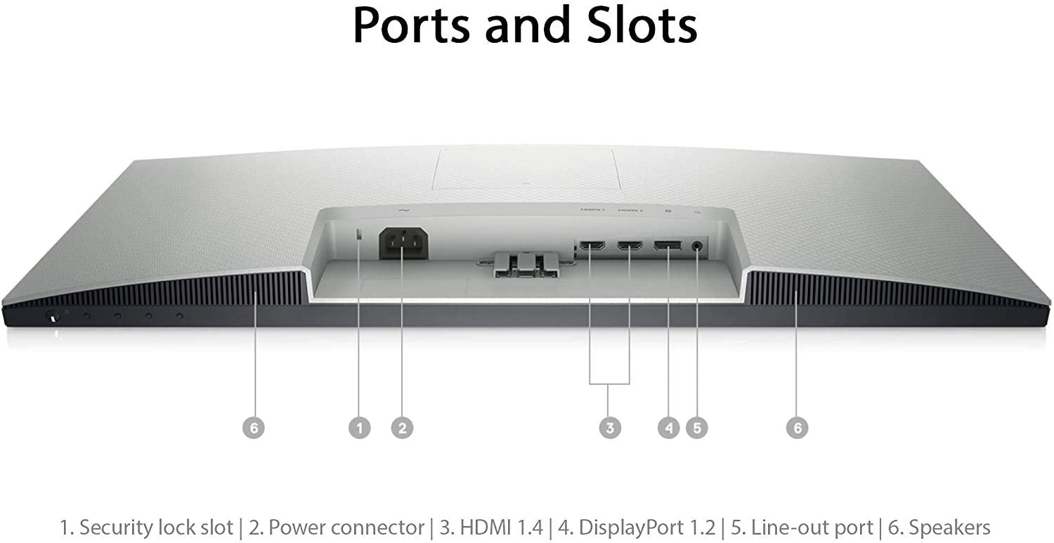 Dell Newest 27-Inch Qhd 1440P (2560 X 1440) Ips Ultra-Thin Bezel Monitor, 75Hz Refresh Rate, Adm Freesync, Hdmi, Displayports, B