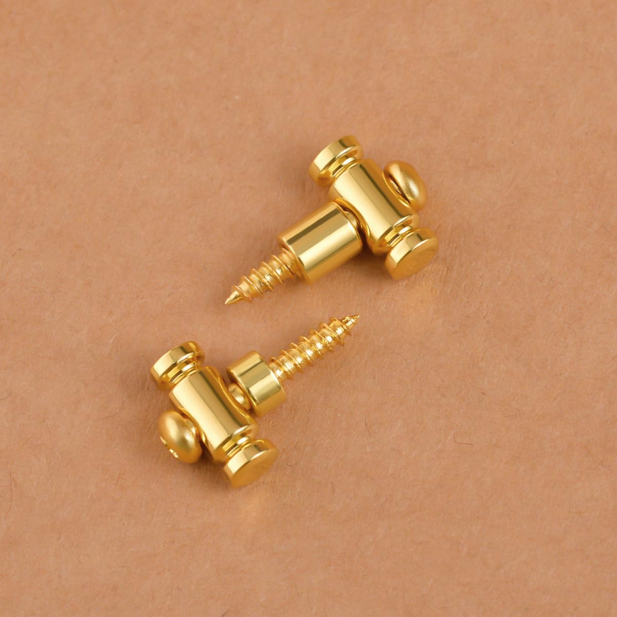 Guyker Guitar Roller String Retainers(Set Of 2)   String Guide, Strings Trees Replacement Part For Electric Guitars, Sr1 Gold