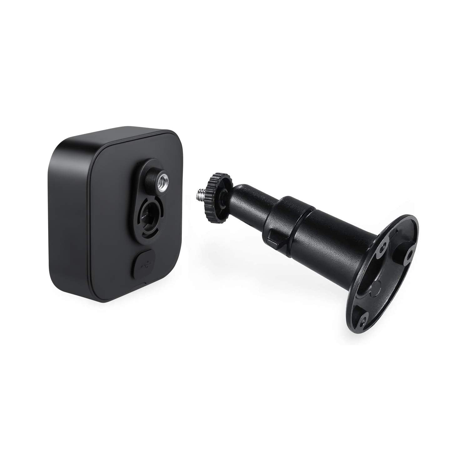 Wasserstein Adjustable Metal Wall Mount Compatible With Blink Outdoor/4/Xt/Xt2 (3 Pack, Black)