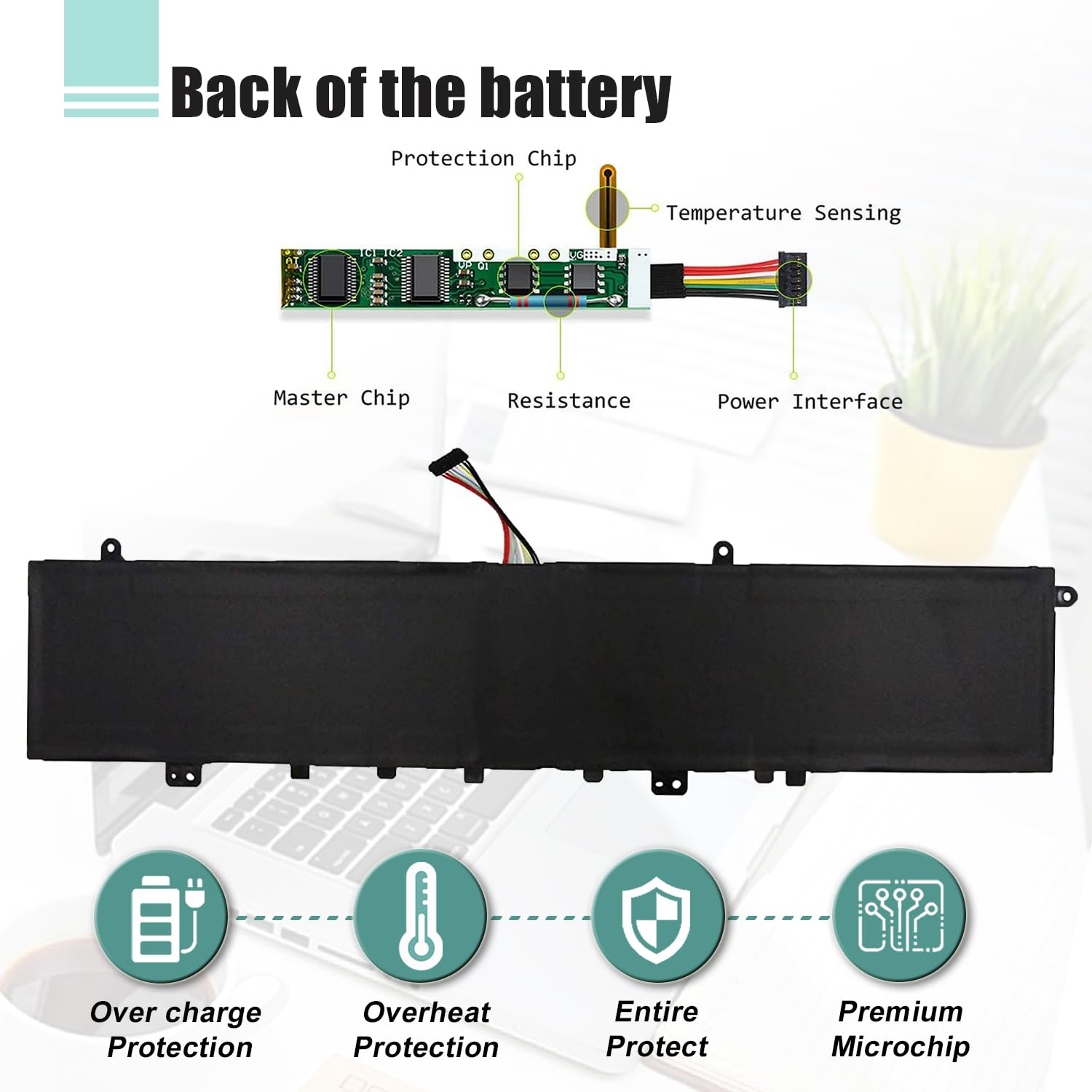Boweirui L18M4Pf1 L18D4Pf1 Battery For Lenovo Yoga 9 15Imh5 82De, Lenovo Yoga C940 15Irh 81Te, Lenovo Ideapad S740 15Irh Series