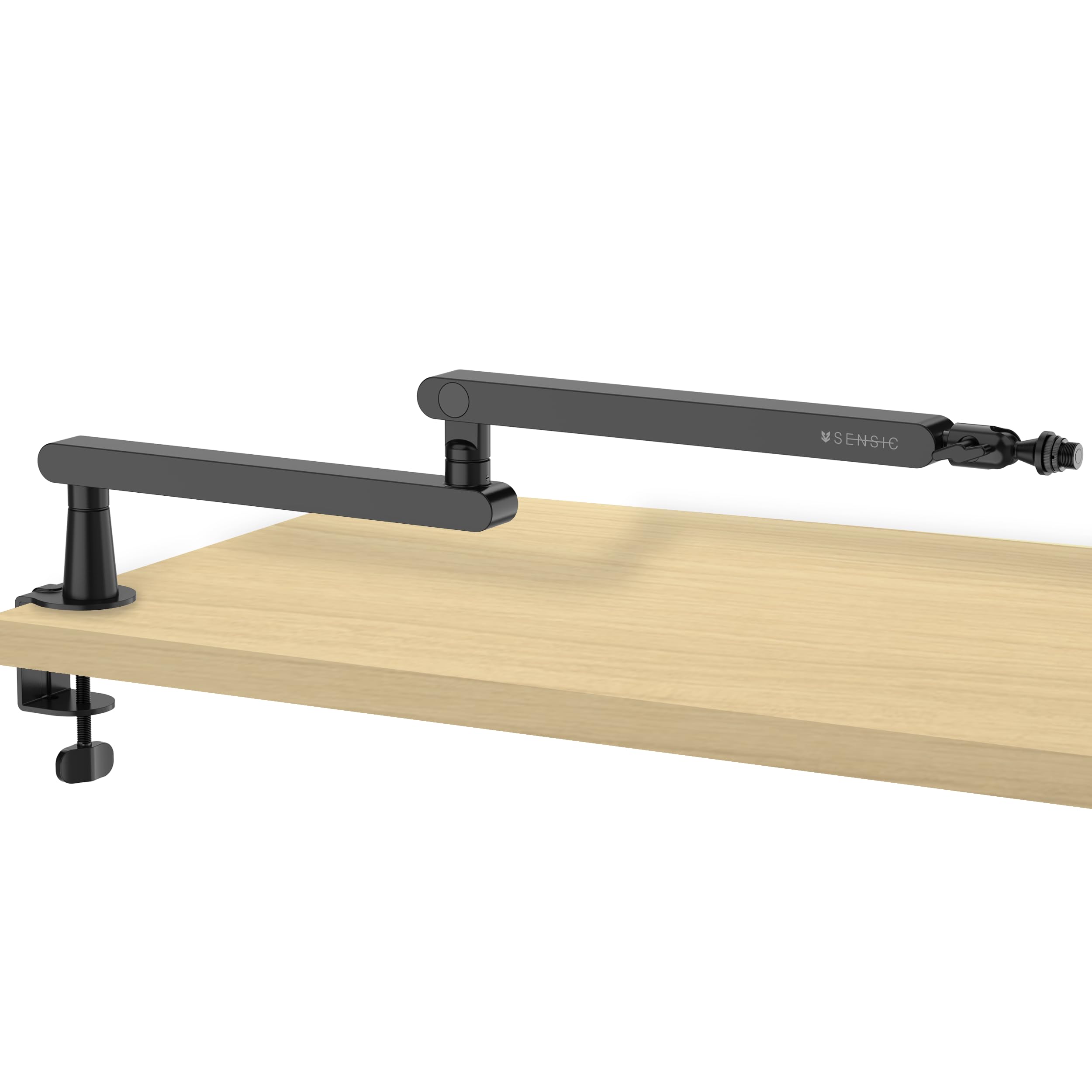 Sensic Sa 30 Lp Low Profile Microphone Boom Arm, 360 Rotatable Mic Stand, Low Profile Microphone Arm For Streaming With Built In