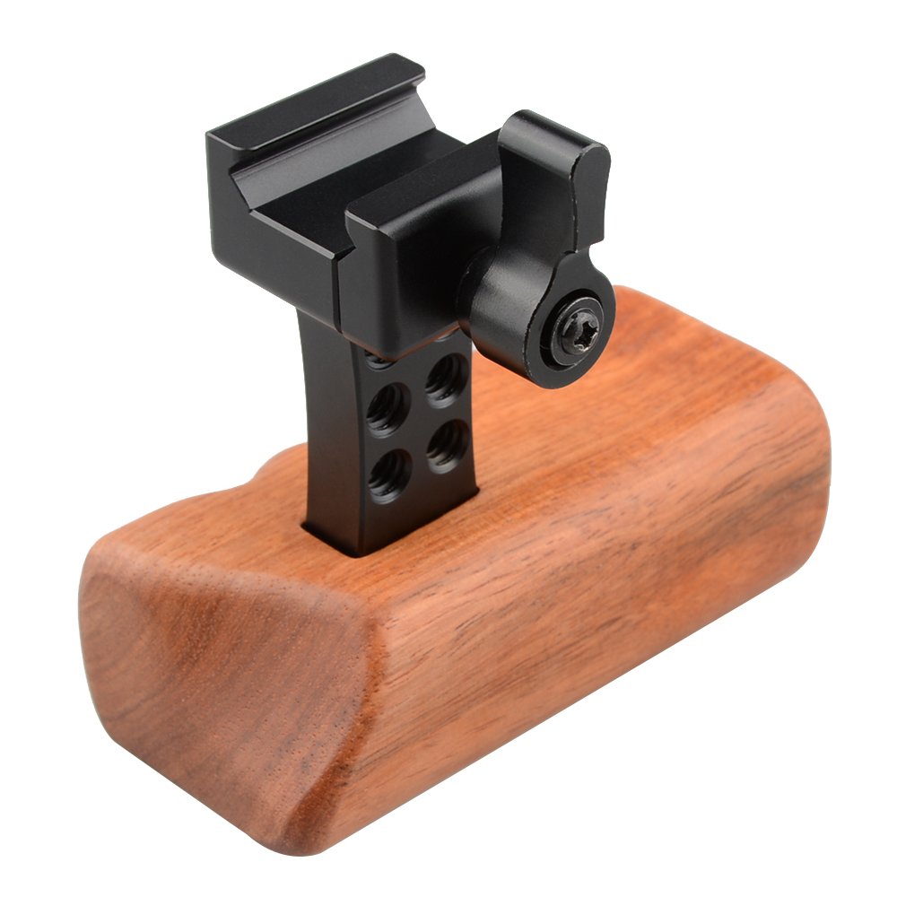 Camvate Dslr Wood Wooden Nato Handle Grip (Left Hand)   1537