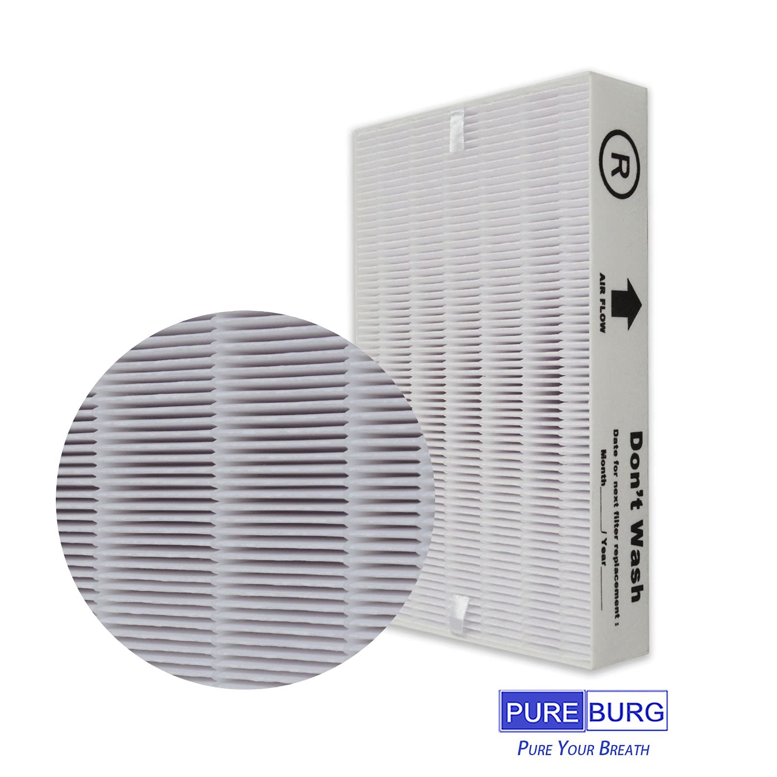 Pureburg Replacement True Hepa Filter Kit Compatible With Honeywell Insight Hpa5300B Hpa5350 & Powerplus Hpa3300 Air Purifiers,
