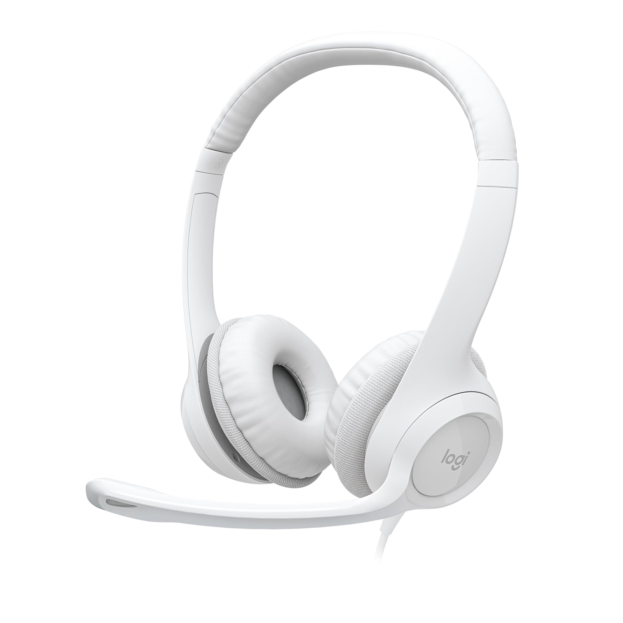 Logitech H390 Wired Headset For Pc/Laptop, Stereo Headphones With Noise Cancelling Microphone, Usb A, In Line Controls For Video