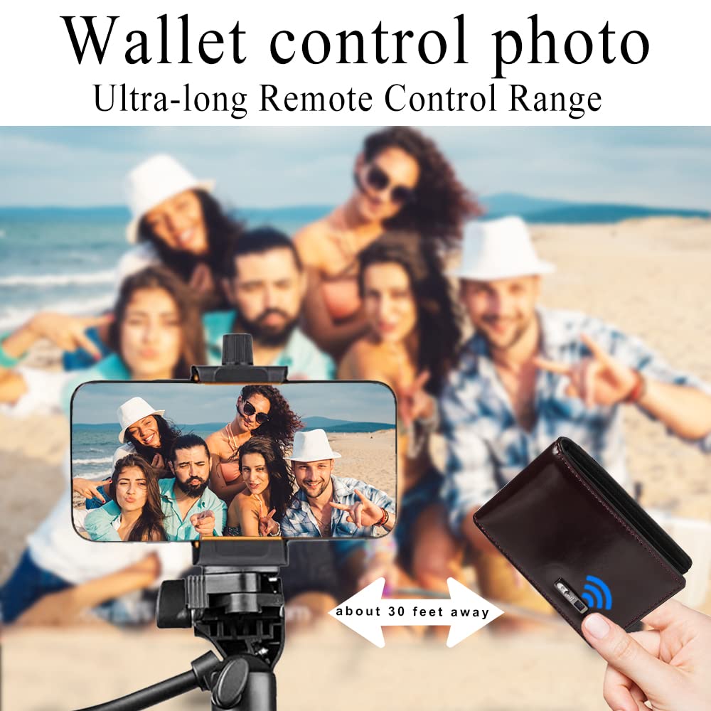 Smart Cc Trackable Wallet For Men Anti-Lost Mens Wallet Bluetooth Tracker & Finder Credit Card Mens Gps Wallet With Find My Buil