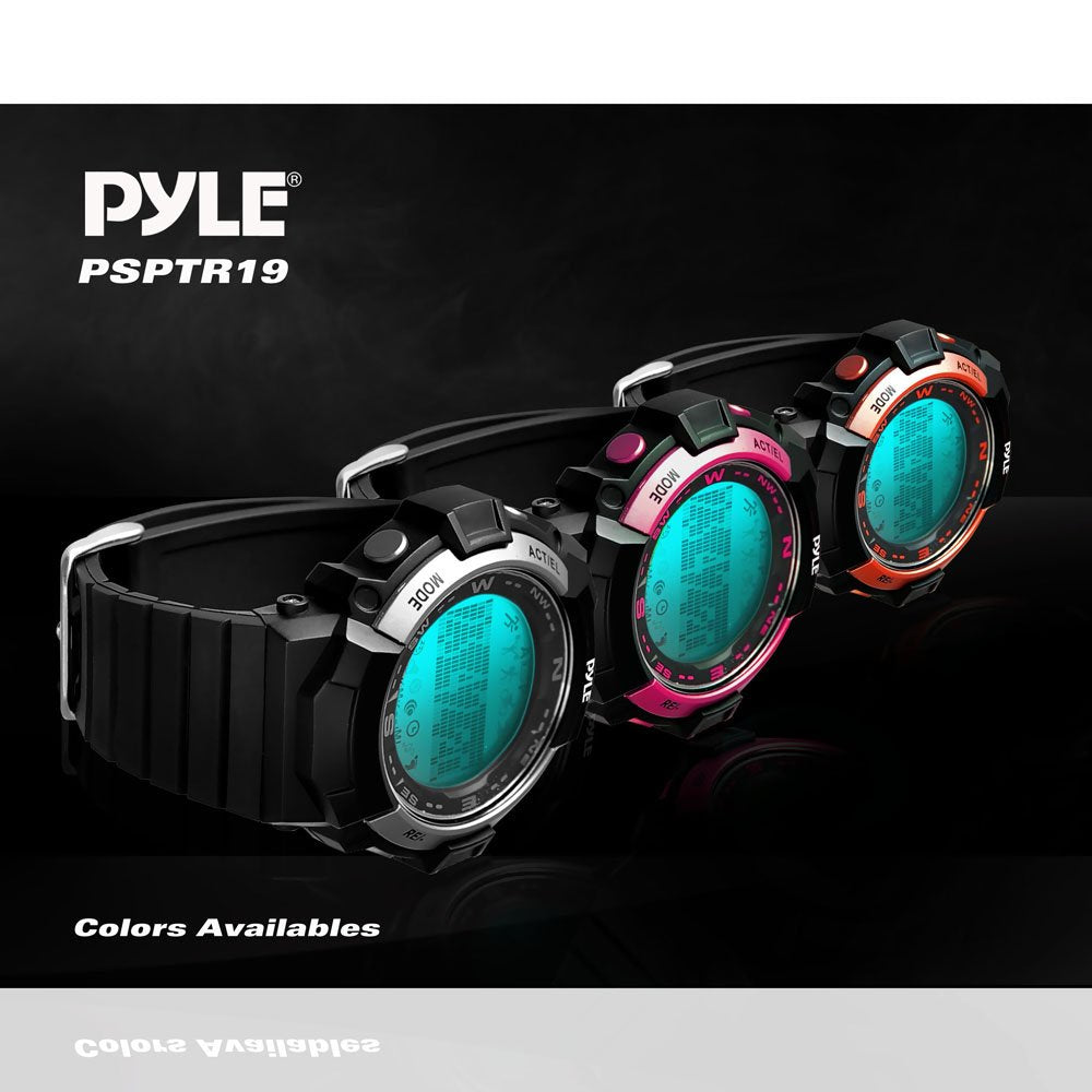 Pyle Psptr19Or Digital Multifunction Sports Wrist Watch   Smart Fit Classic Men Women Sport Running Training Fitness Gear Tracke