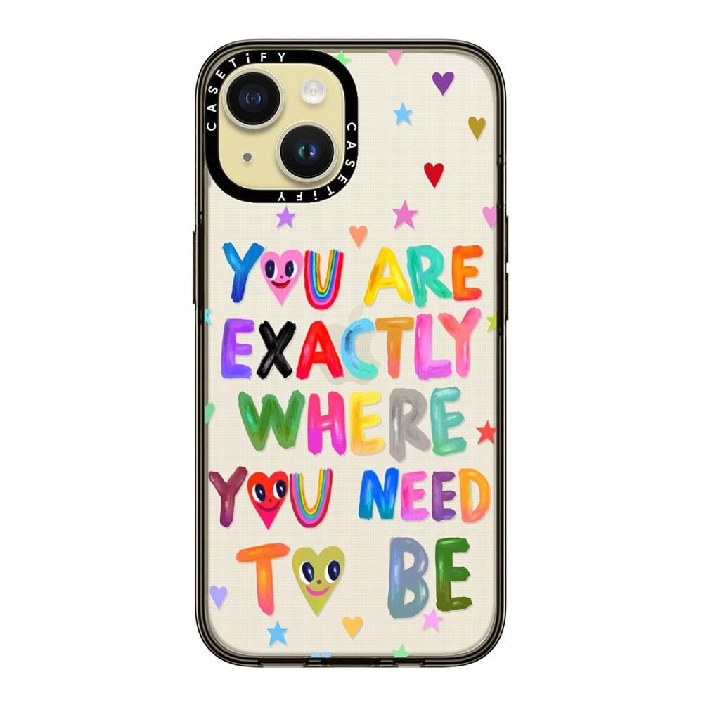 Casetify Compact Case For Iphone 15 [2X Military Grade Drop Tested / 4Ft Drop Protection]   You Are Exactly Where You Need To Be