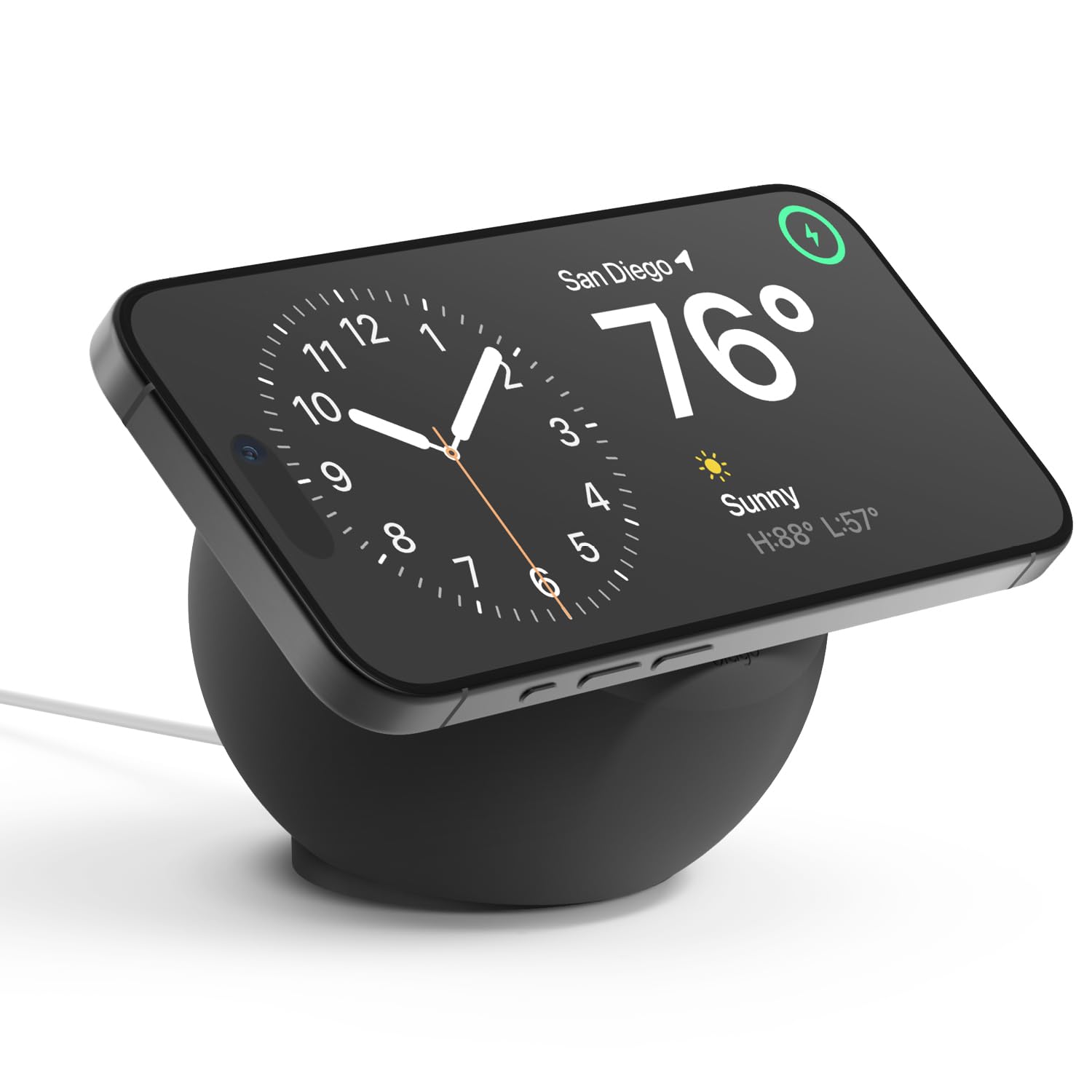 Elago Ms2 Charging Stand Compatible With Magsafe Charger   Premium Silicone Stand Compatible With Iphone15141312 Series, Designe