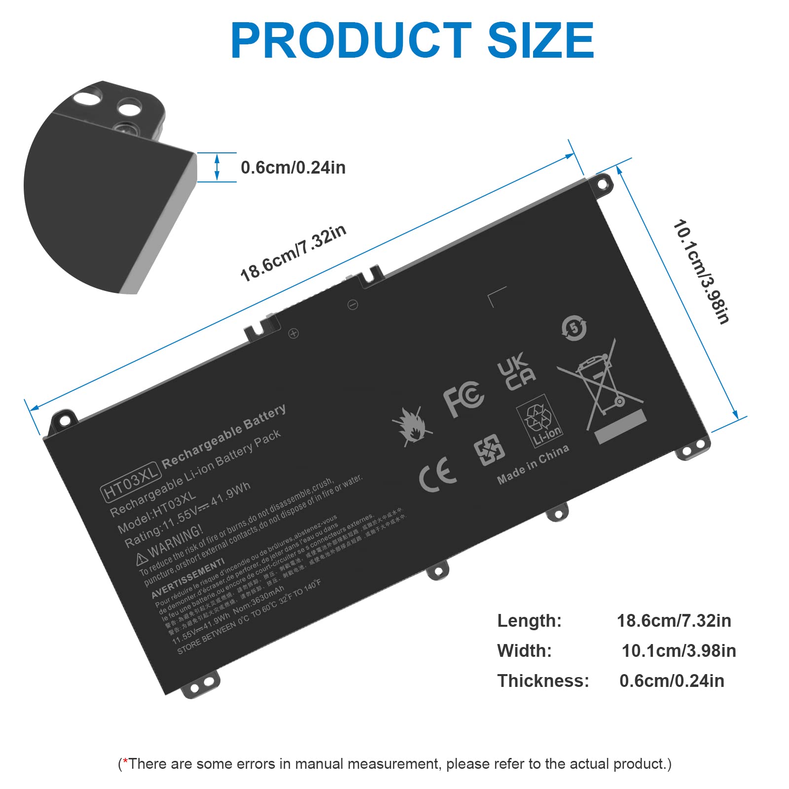 Tree.Nb Ht03Xl L11119 855 Laptop Battery Replacement For Hp Pavilion 14 15 17 15 Cs 15 Da 15 Db 15 Dw Series 15 Cs0053Cl 15 Dw00