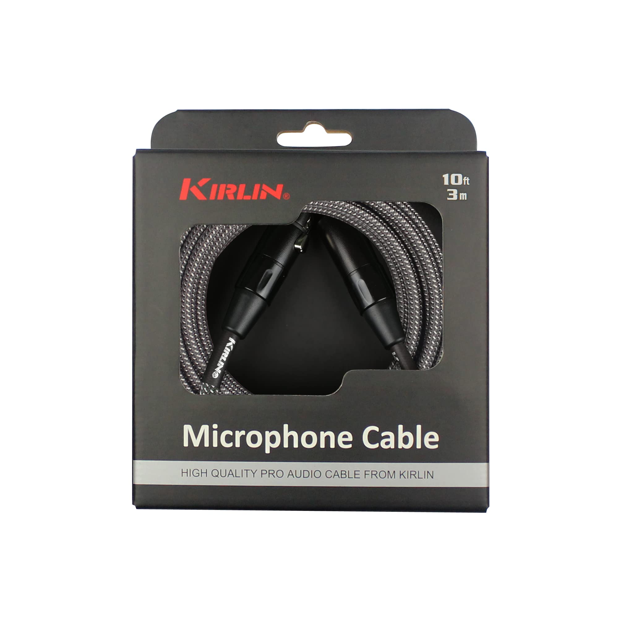 Kirlin Cable Microphone Cable, Carbon Gray, 20Ft (Mfmw 270 20Ft/Ca)