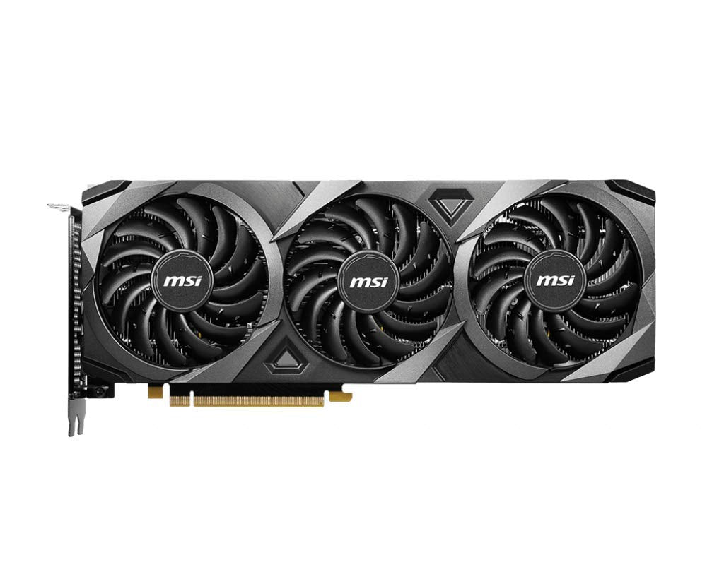 Msi Gaming Geforce Rtx 3060 12Gb 15 Gbps Gdrr6 192 Bit Hdmi/Dp Pcie 4 Torx Triple Fan Ampere Oc Graphics Card (Rtx 3060 Ventus 3