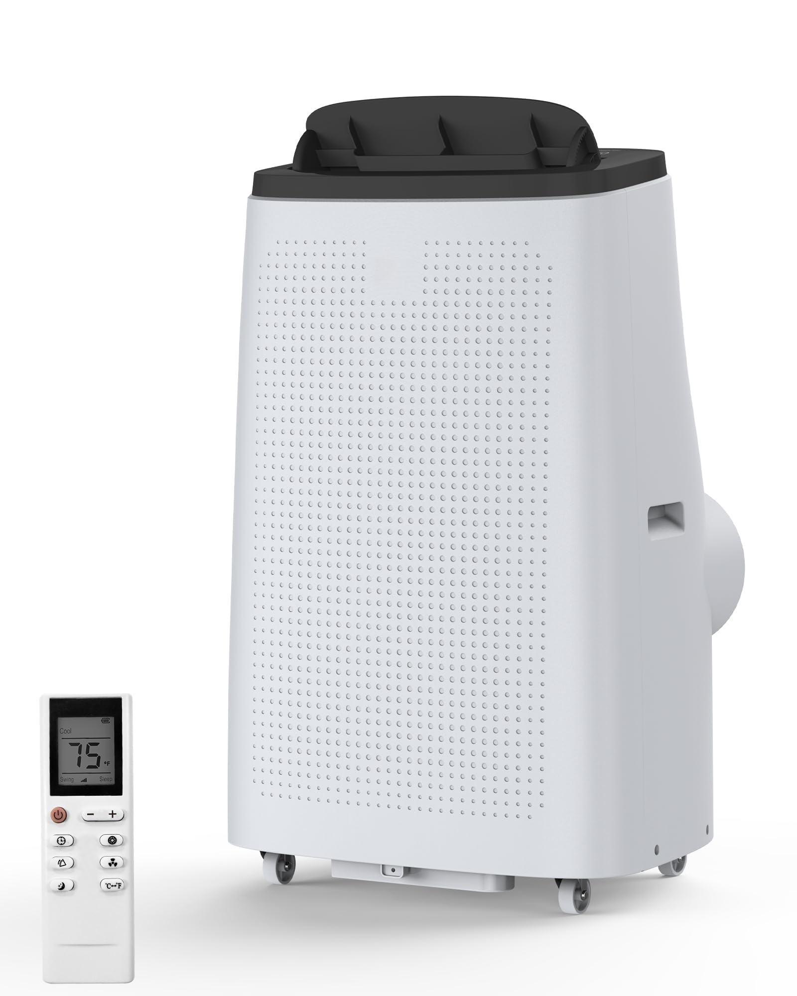 14,000 BTU Portable Air Conditioner Cools Up to 700 Sq.Ft, 3-IN-1 Quiet Portable AC Unit with Remote Control & Installation Kits
