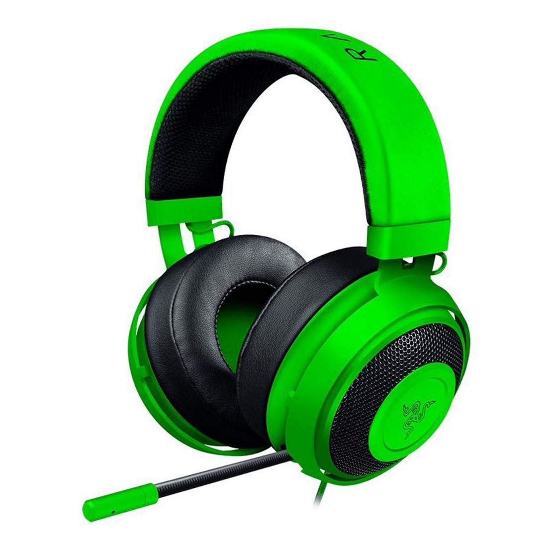 Razer Kraken Pro V2: Lightweight Aluminum Headband - Retractable Mic - in-Line Remote - Gaming Headset Works with PC, PS4, Xbox