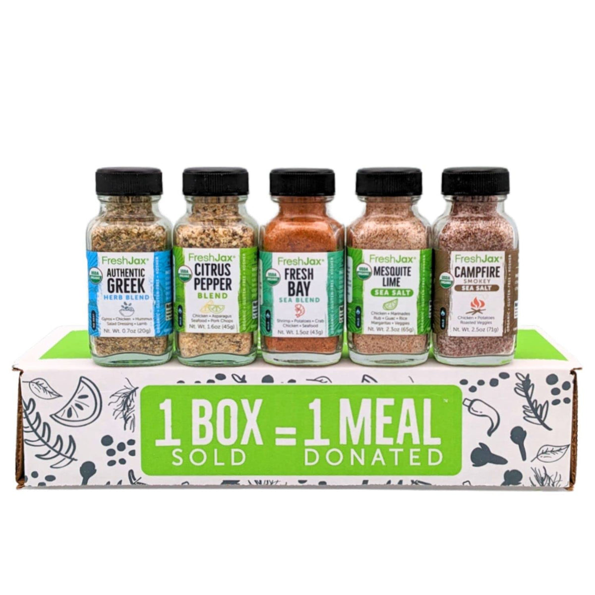Freshjax Organic Spices Grilled Chicken Seasonings Gift Set