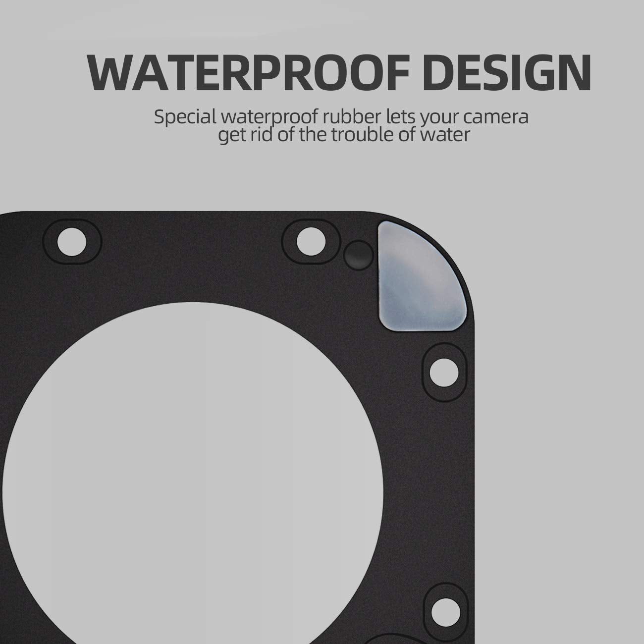 Parapace Lens Replacement Kit For Gopro Hero 5/4 Session Protective Lens Repair Parts (Black)