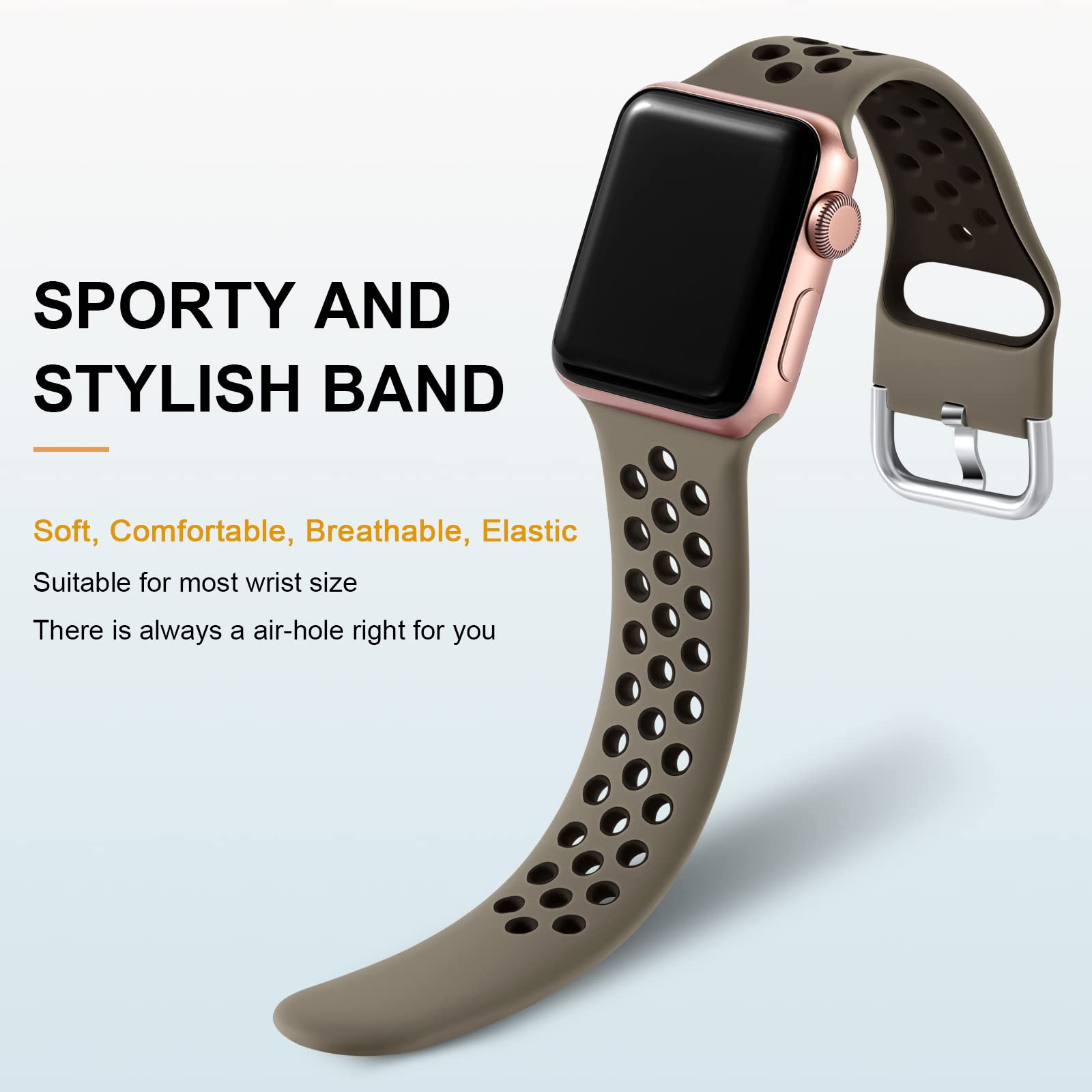 Lerobo 3 Pack Compatible With Apple Watch Band Series 10 9 8 7 6 5 4 3 2 1 Se Ultra Band 49Mm 46Mm 45Mm 44Mm 42Mm 41Mm 40Mm 38Mm