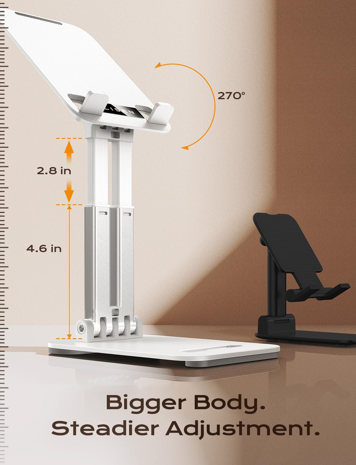 Lisen Tablet Stand For Ipad Stand Holder Desk, Foldable Ipad Pro Holder Portable Monitor Stand Travel Accessories,Home Office De