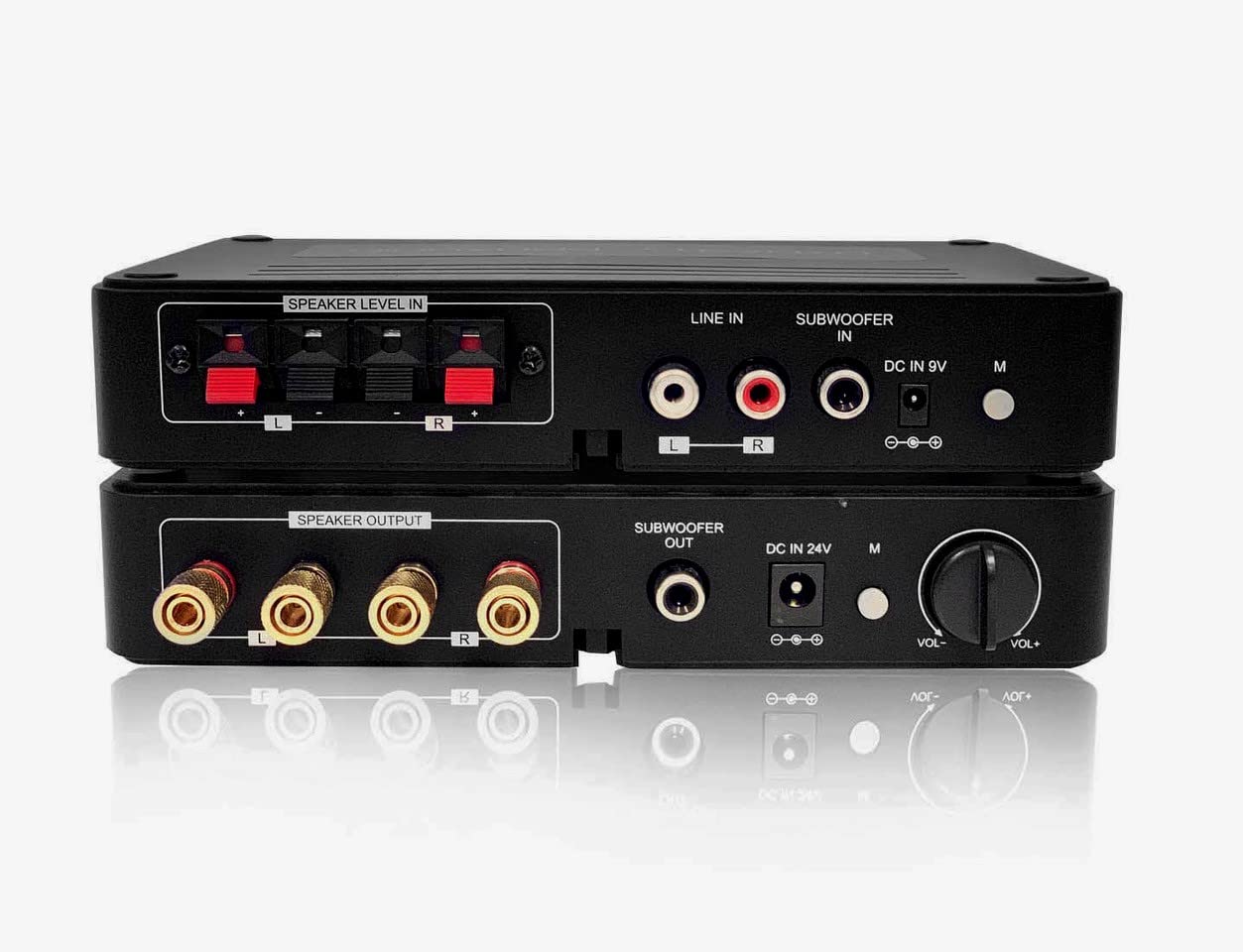 Dynasty Proaudio Wsa 5Rp Wireless Surround Sound Rear Speakers Kit With 2 X 50W Amplifier Built In, 5.2G / 5.8Ghz Dual Band Sele