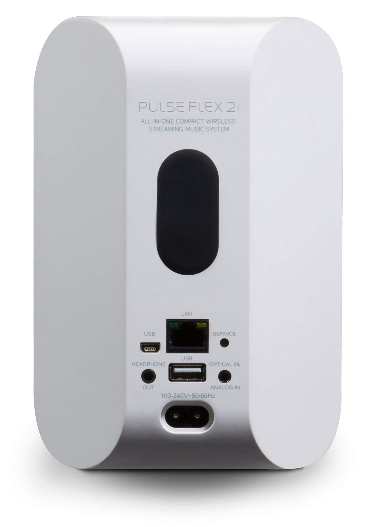 Bluesound Pulse Flex 2I Portable Wireless Multi Room Smart Speaker With Bluetooth   White   Compatible With Alexa And Siri