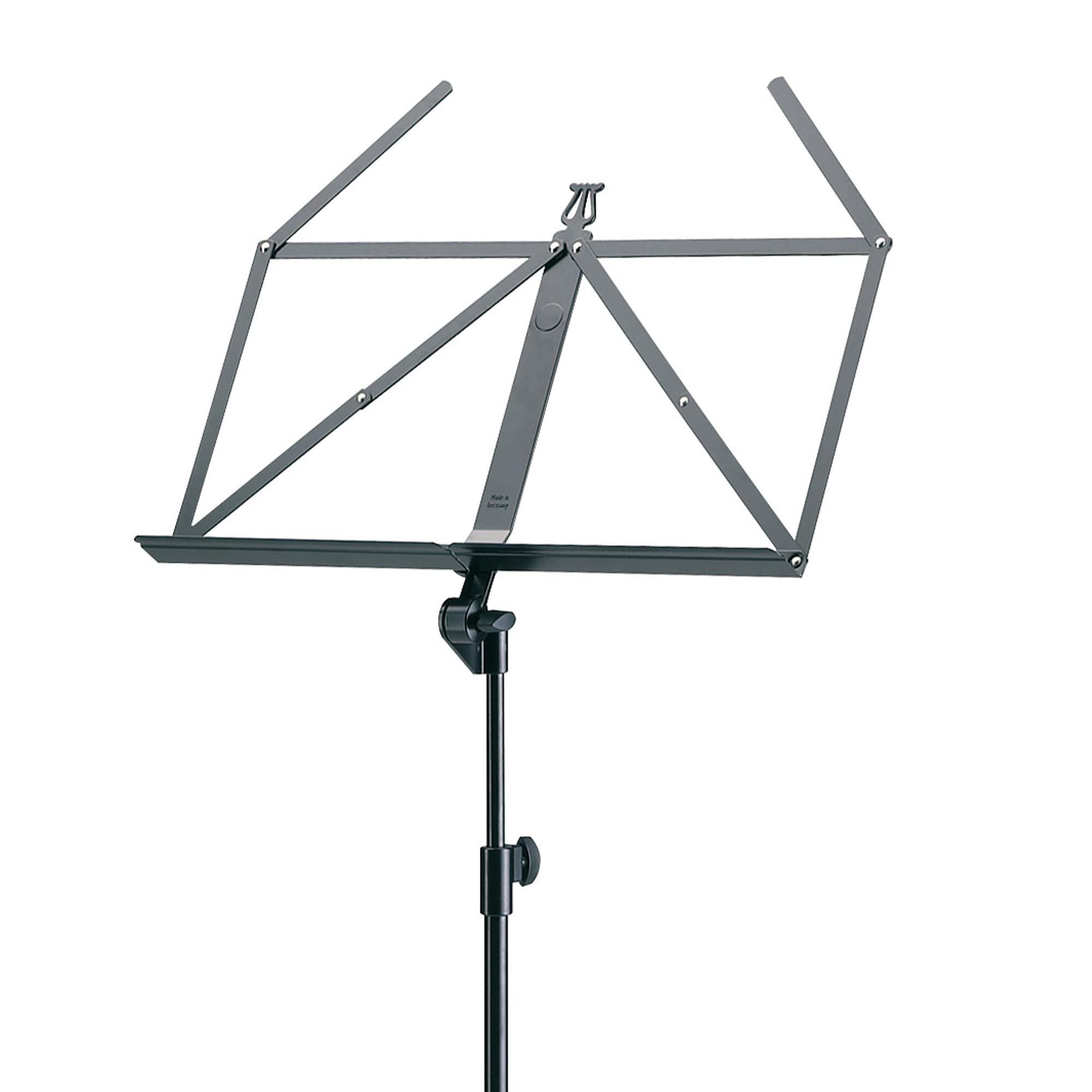 K&M   Konig & Meyer 10700.000.55 Extra Heavy Duty Music Stand   Adjustable Angle Desk   Sturdy   Easy To Fold   Compact   Profes