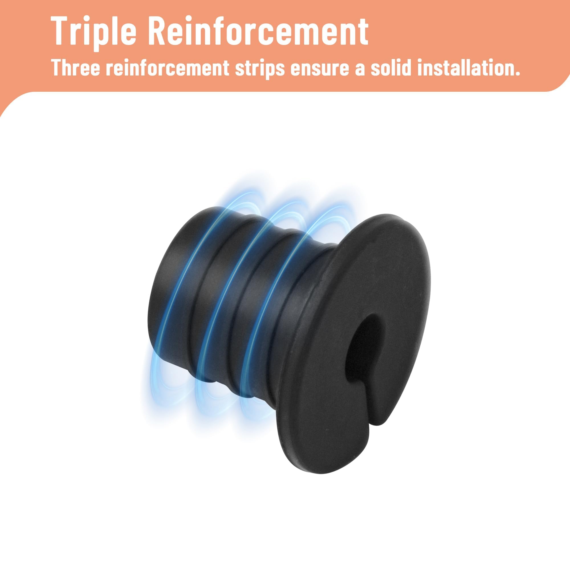 Cable Routing Kit For Starlink For 3/4 Inch Wall Hole, Starlink Accessories, Silicone Cable Wall Pass, Starlink Anti Slip Wall G