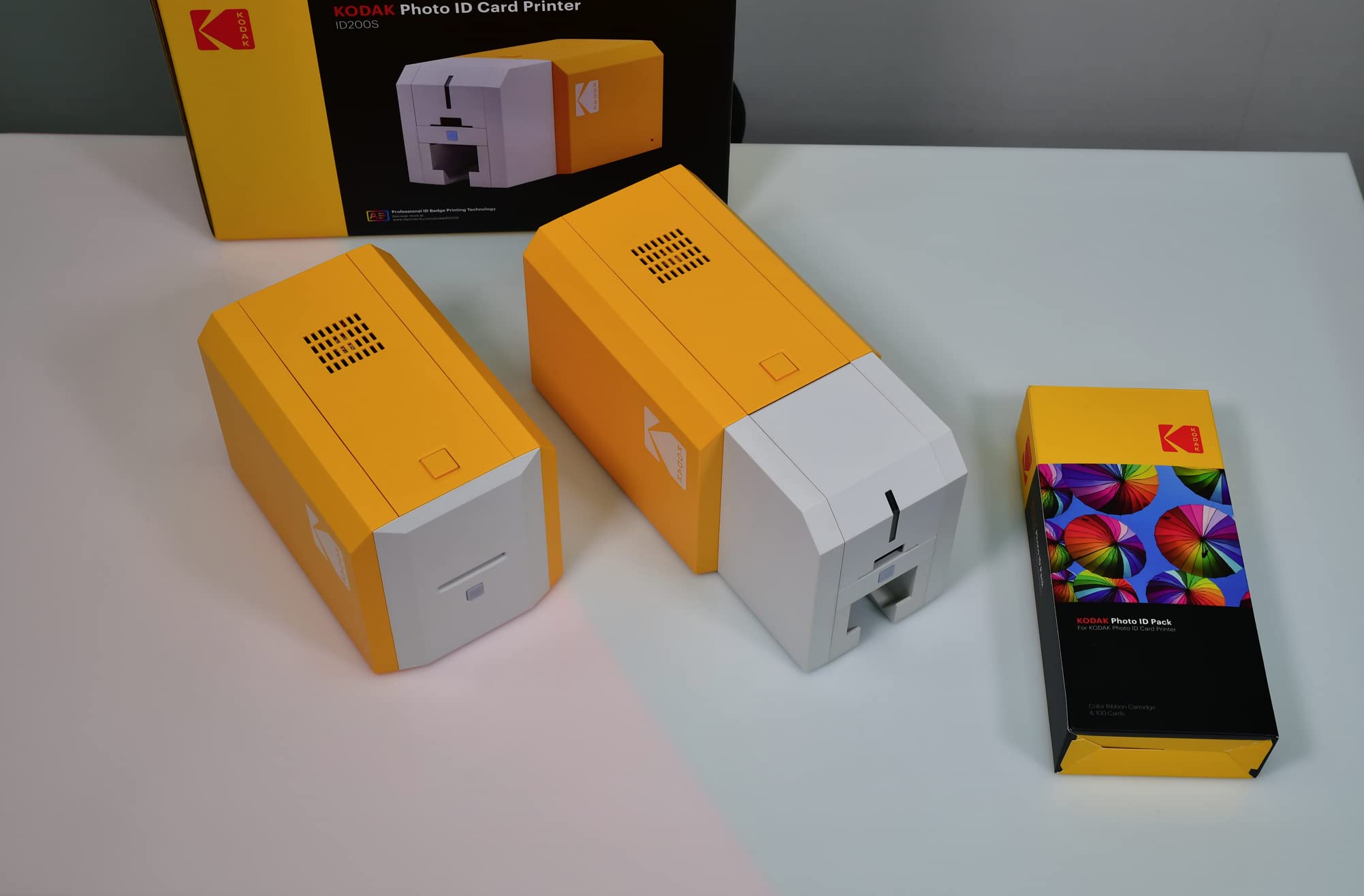 Kodak Id Printer Color Ribbon Easy Load Replacement Kit, Includes With 1Ea Color Ribbon And 100 Cards