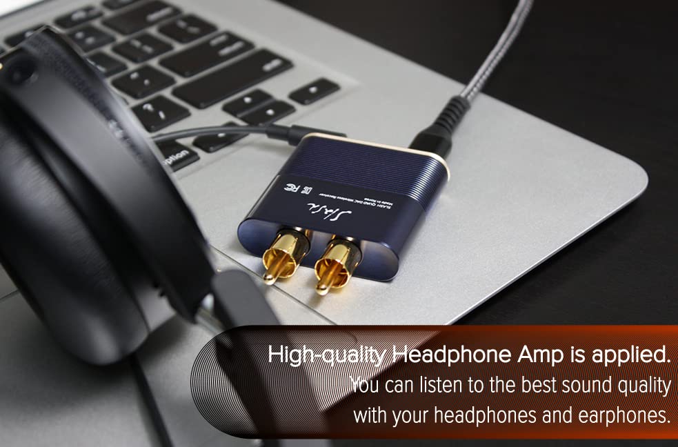 Slash6 Pro Bluetooth 5.1 Usb Dac Amp   Optical In/Out, Headphone Amp, Aptx Adaptive/Ldac/Aptx Hd, For Home & Studio Audiophiles