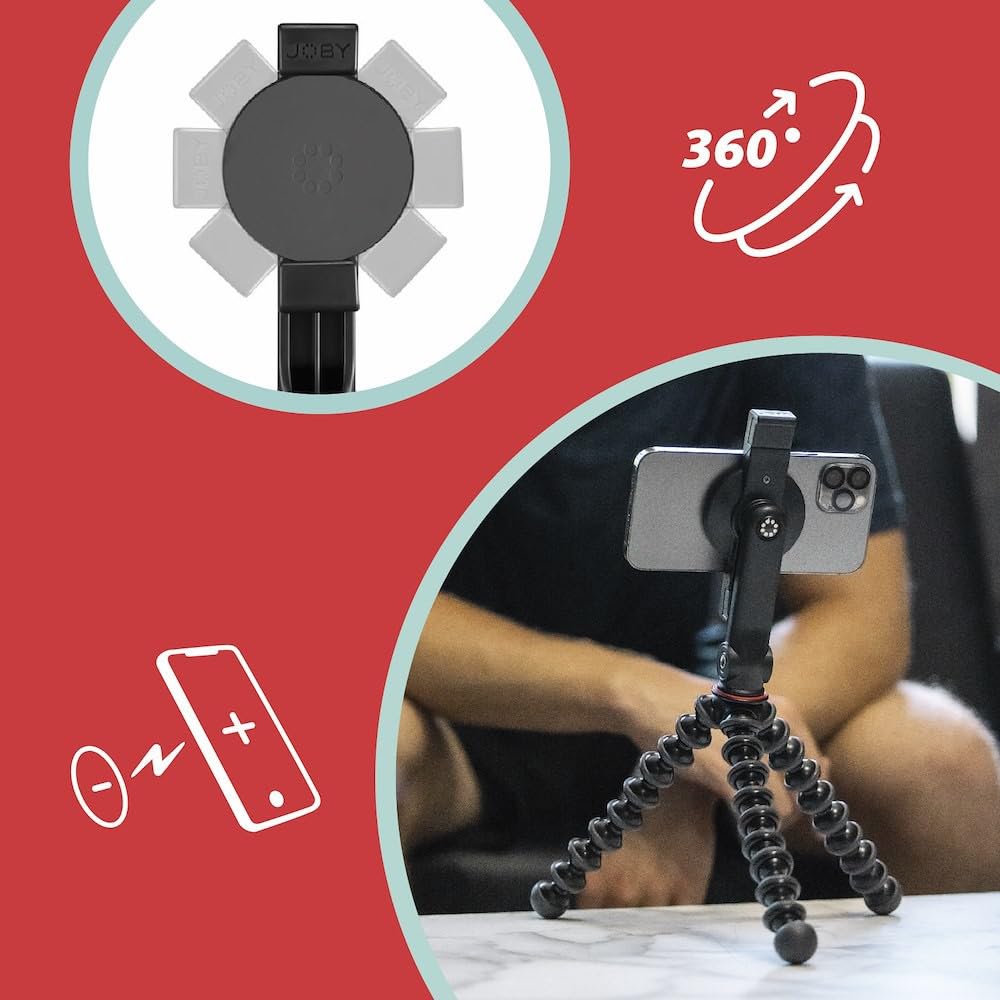 Joby Griptight Mount For Magsafe Super Fast Phone Mount, Mobile Phone Holder, Desk Accessories, Compatible With Iphone 12, 13 An