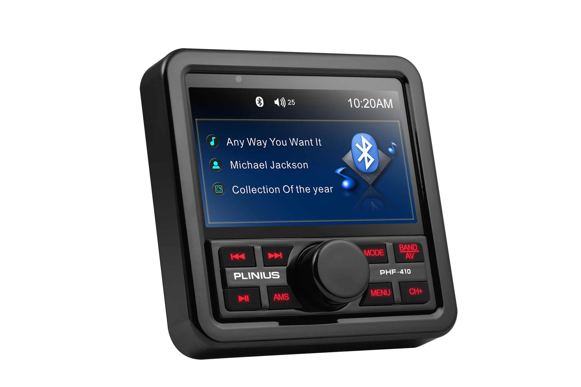 Marine Stereo Audio Systems Car 4 Inch Display Screen, Built In Amplifier, Digital Media Mp3 Player, Usb Port, Am/Fm Radio