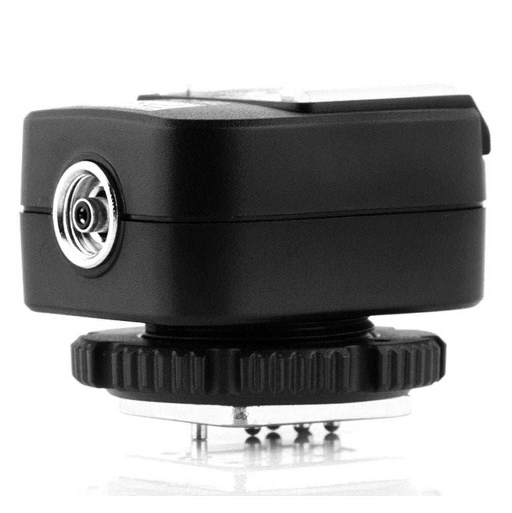 Pixel E-Ttl Flash Hot Shoe Adapter With Extra Pc Sync Port For Canon Dslrs And Flashguns