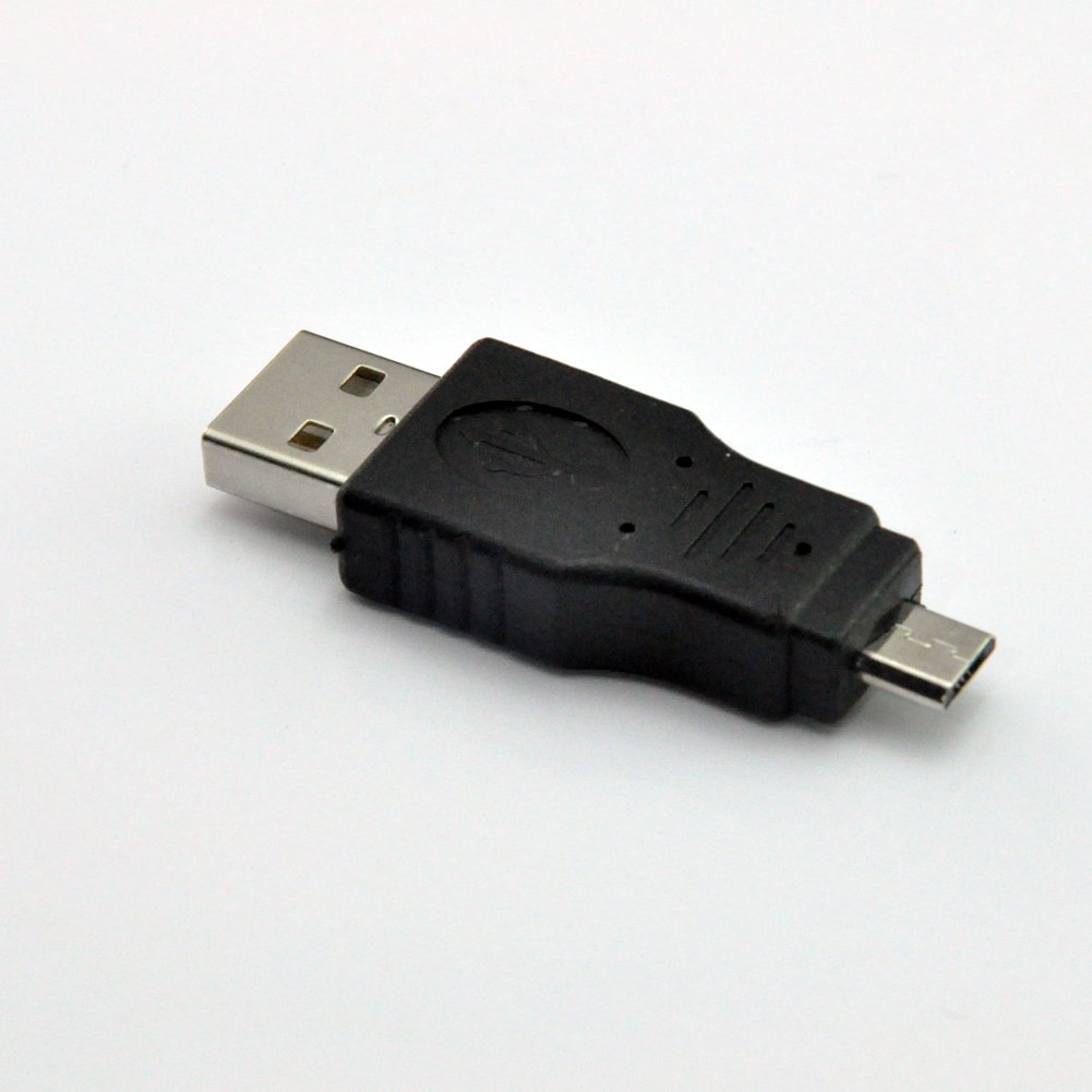 Ucec Usb 2.0 Adapter - A-Male To Micro-Male - Black (2 Pack)