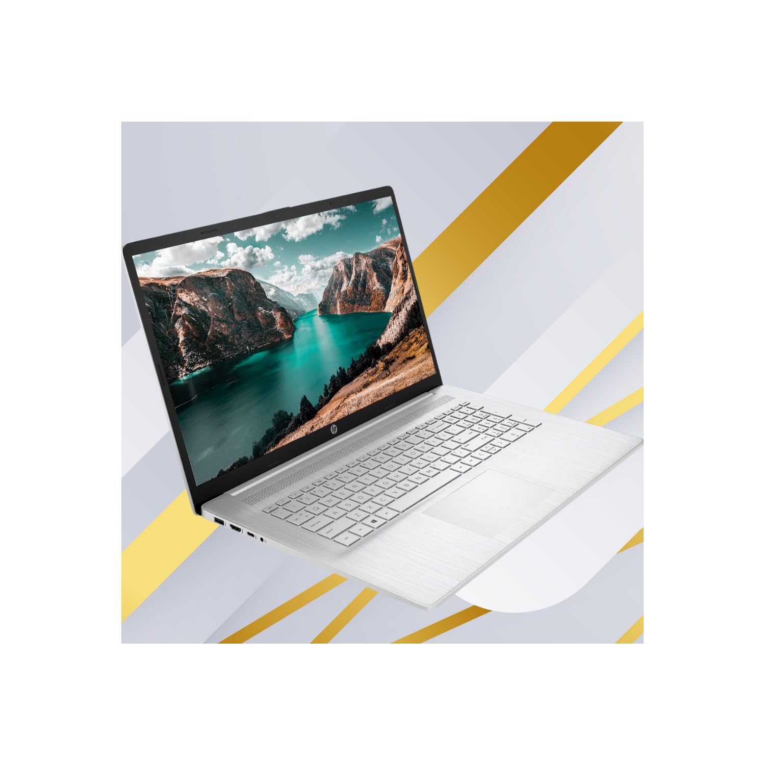 Hp 17 Laptop, 17.3'' Hd+ Touchscreen, Intel Core I7 1255U Processor, 16Gb Ram, 512Gb Ssd, Webcam, Hdmi, Wi Fi, Windows 11 Home,
