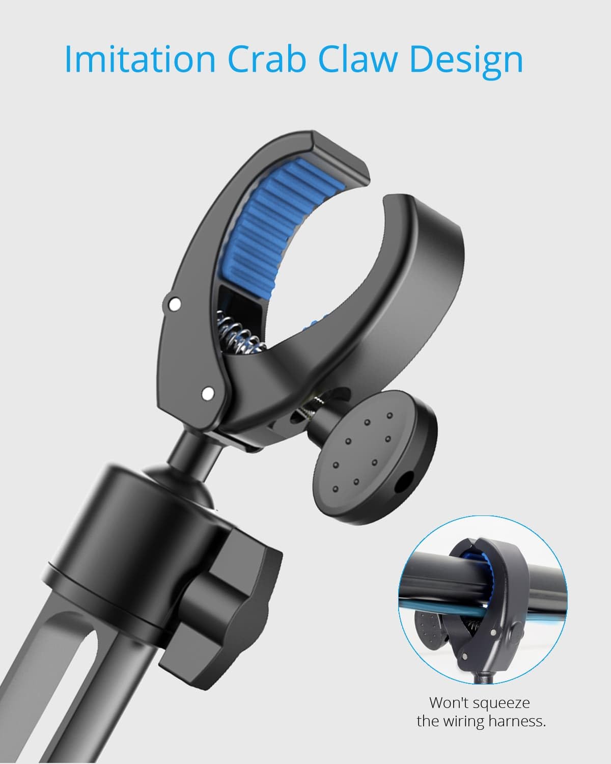 Upgraded Phone Holder For Your Car, Rear View Mirror Phone Holder - Aluminum Alloy Mount Multi-Angle Adjustment Rotatable And Re