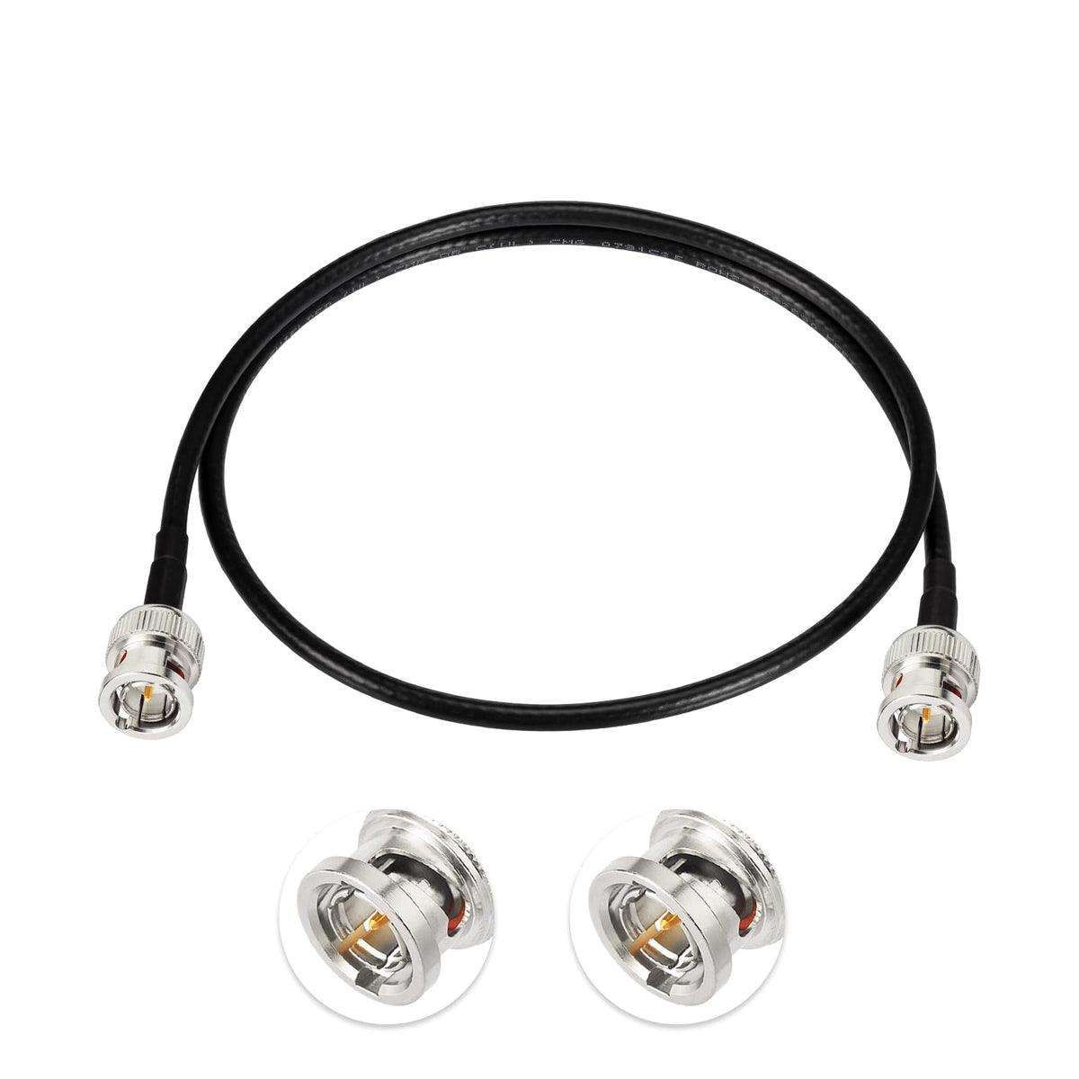 Superbat SDI Cable 2ft BNC Cable 75 Ohm 3G/6G SDI Cable Short Belden 1855A Cable Supports HD-SDI/3G-SDI/4K Recorder，SDI Video Cable Precision Video Cable