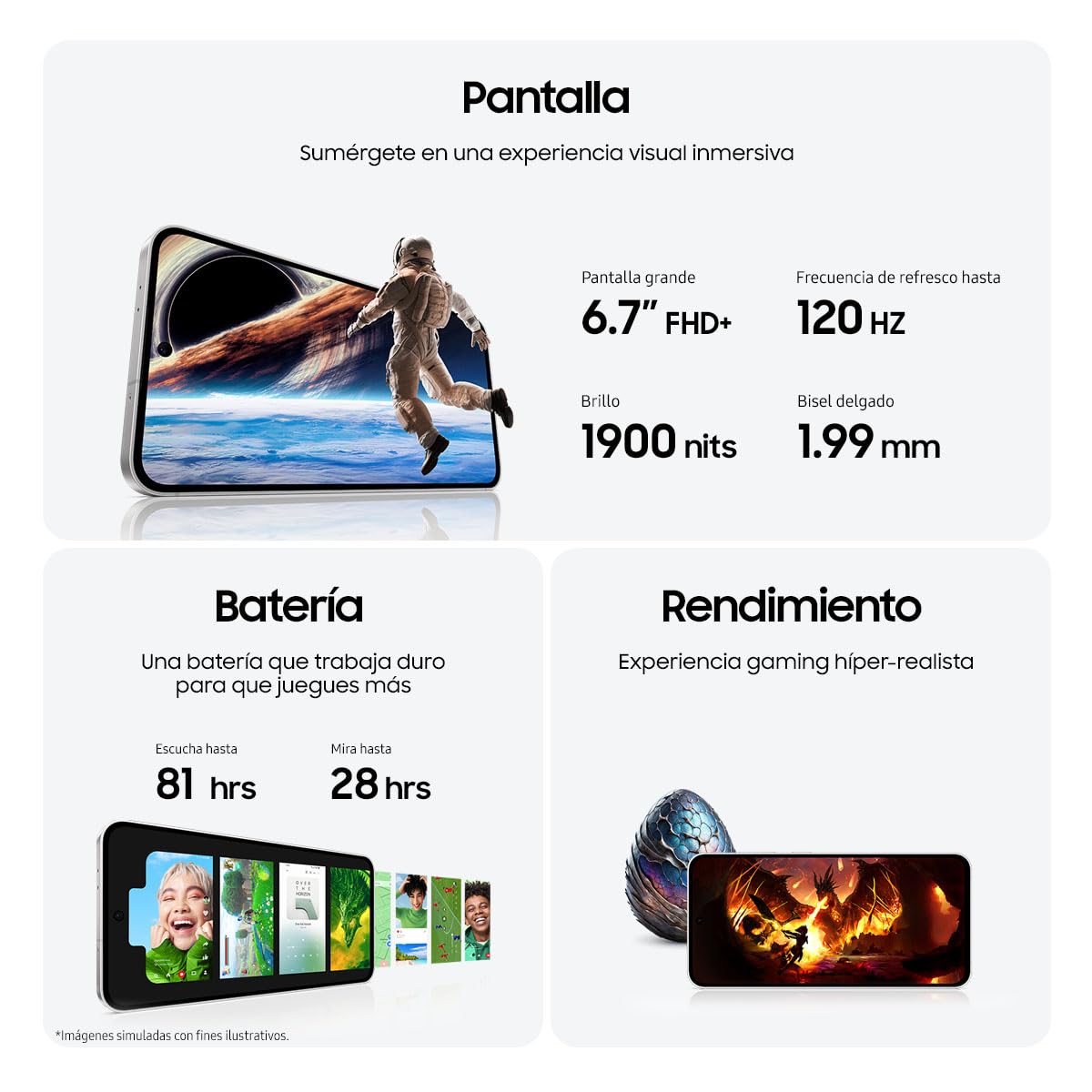 Samsung Galaxy S24 Fe 5G Dual Sim (256Gb, 8Gb) 6.7 Amoled 120Hz, 10-Core Processor (International Factory Unlocked For Us, Veriz