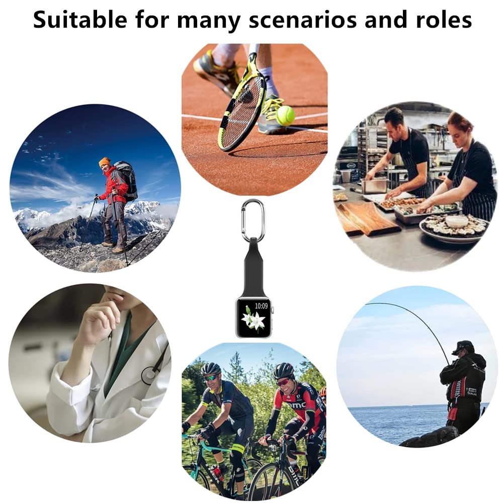 Compatible With Apple Watch Fob Necklace Lanyard Keychain Pocket Watch Case Clip Nurse Armband Pendant Carabiner. Suitable For I
