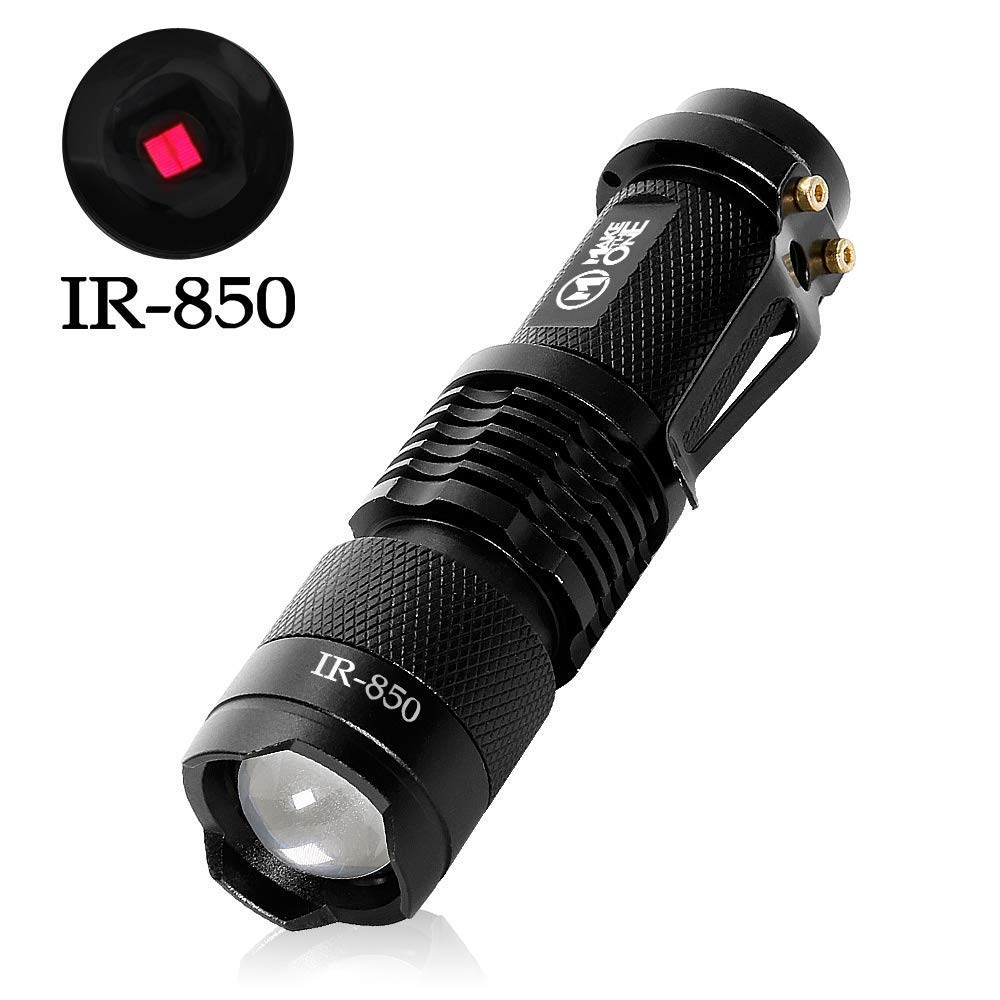 Maketheone Ir Torch 3 Watt 850Nm Infrared Light Night Vision Flashlight Torch   Infrared Light Is Invisible To Human Eyes   To B