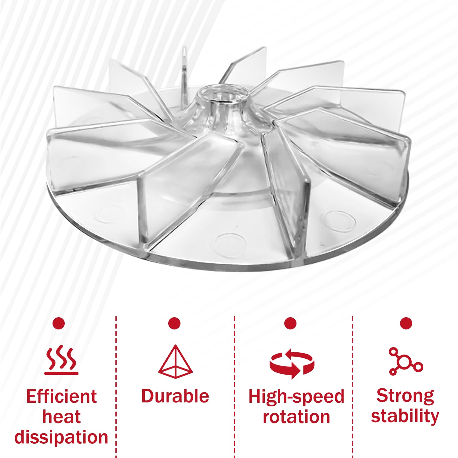 Hasmx Plastic Impeller Fan, Vacuum Cleaner Fan Replacment Fan For Eureka Sanitaire Upright Vac, Fits Models Sc886 Sc887 Vacuum L