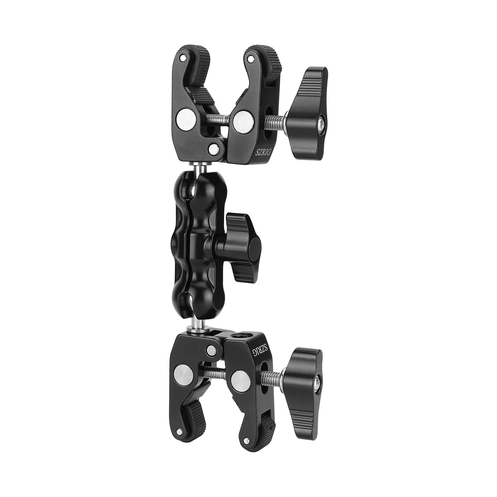 Szrig Crab Clamp Articulating Magic Arm With 1/4'' 20 Mini Ball Head For Camera Accessories