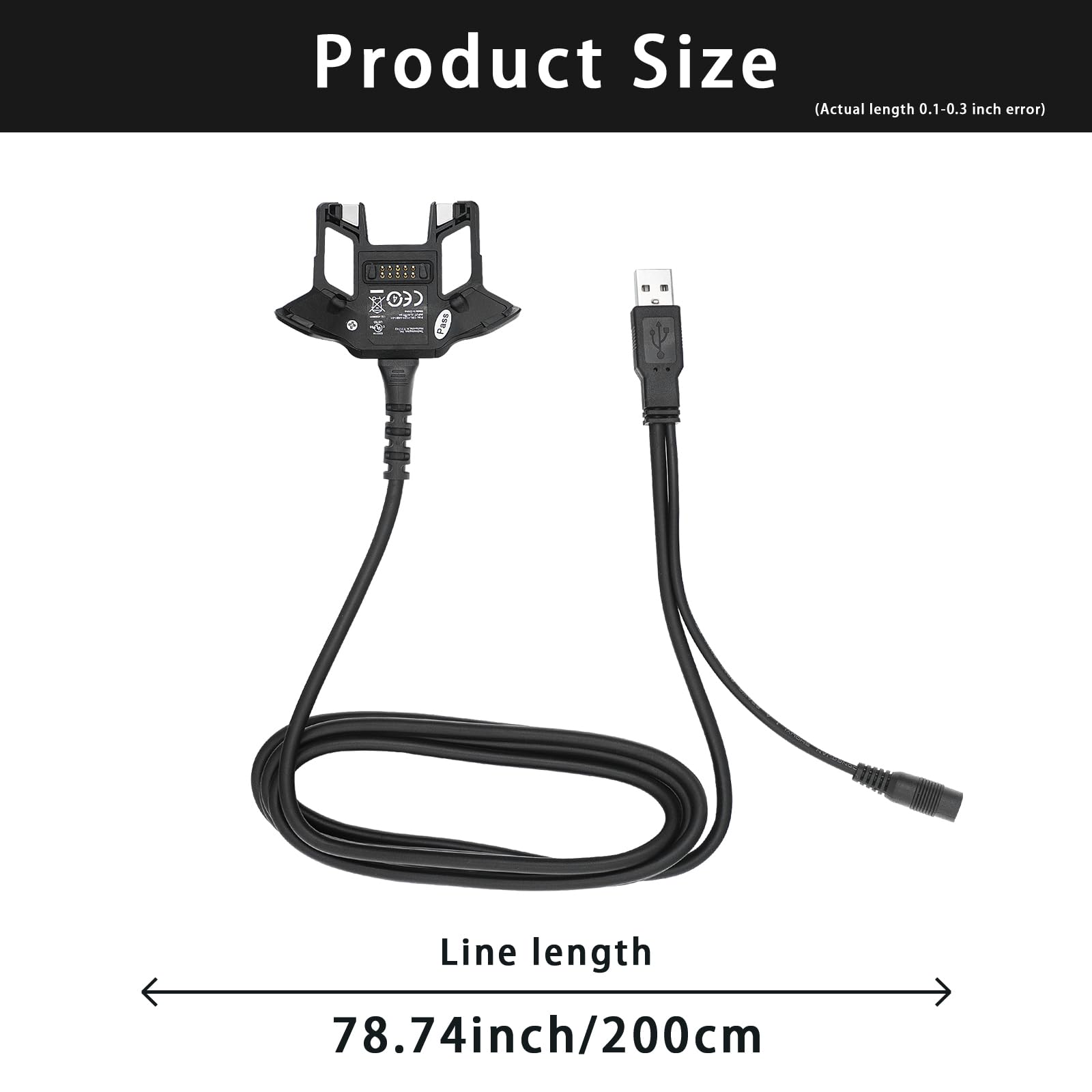 Iyoubol Usb Charger Cable With Adapter For Zebra Symbol Tc70 Tc75 Cbl Tc7X Usb1 01