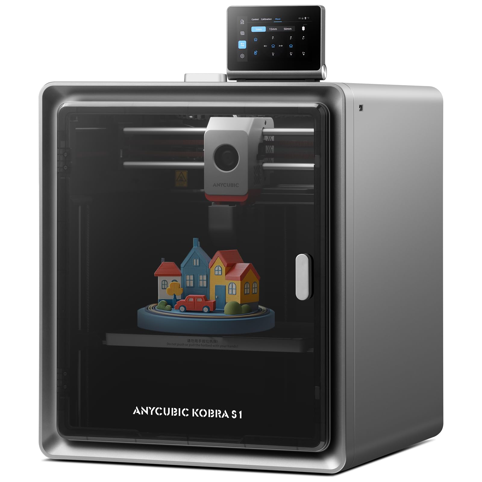 Anycubic Kobra S1 3D Printer Only, Support Multi Color Printing Needs ACE Pro, Max 600mm/s High Speed High Precision Anycubic Ap