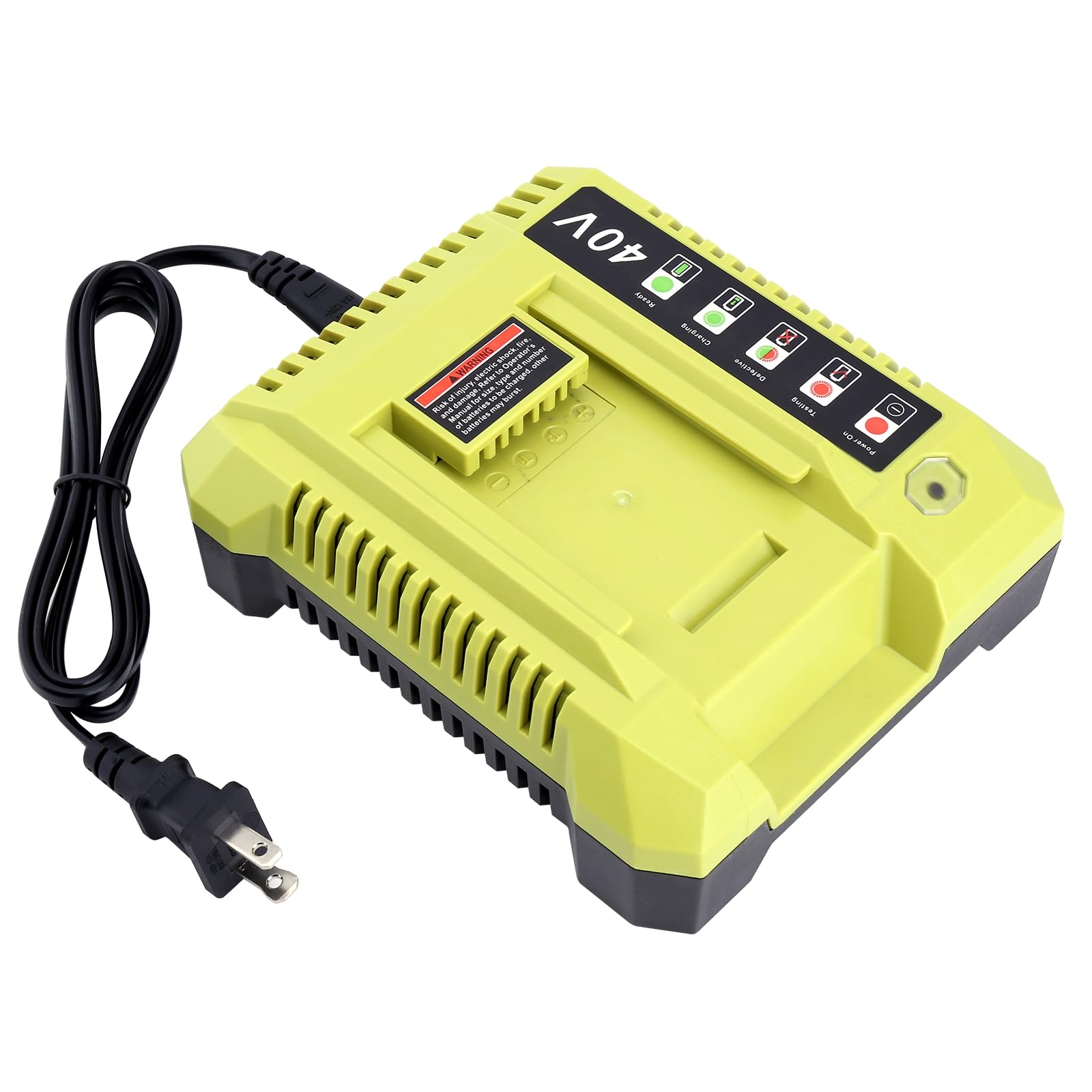 Kotoate Replacement For Ryobi 40V Battery Charger, Op401 Charger Compatible With Ryobi 40V Lithium Battery Op4040 Op4050 Op4050A