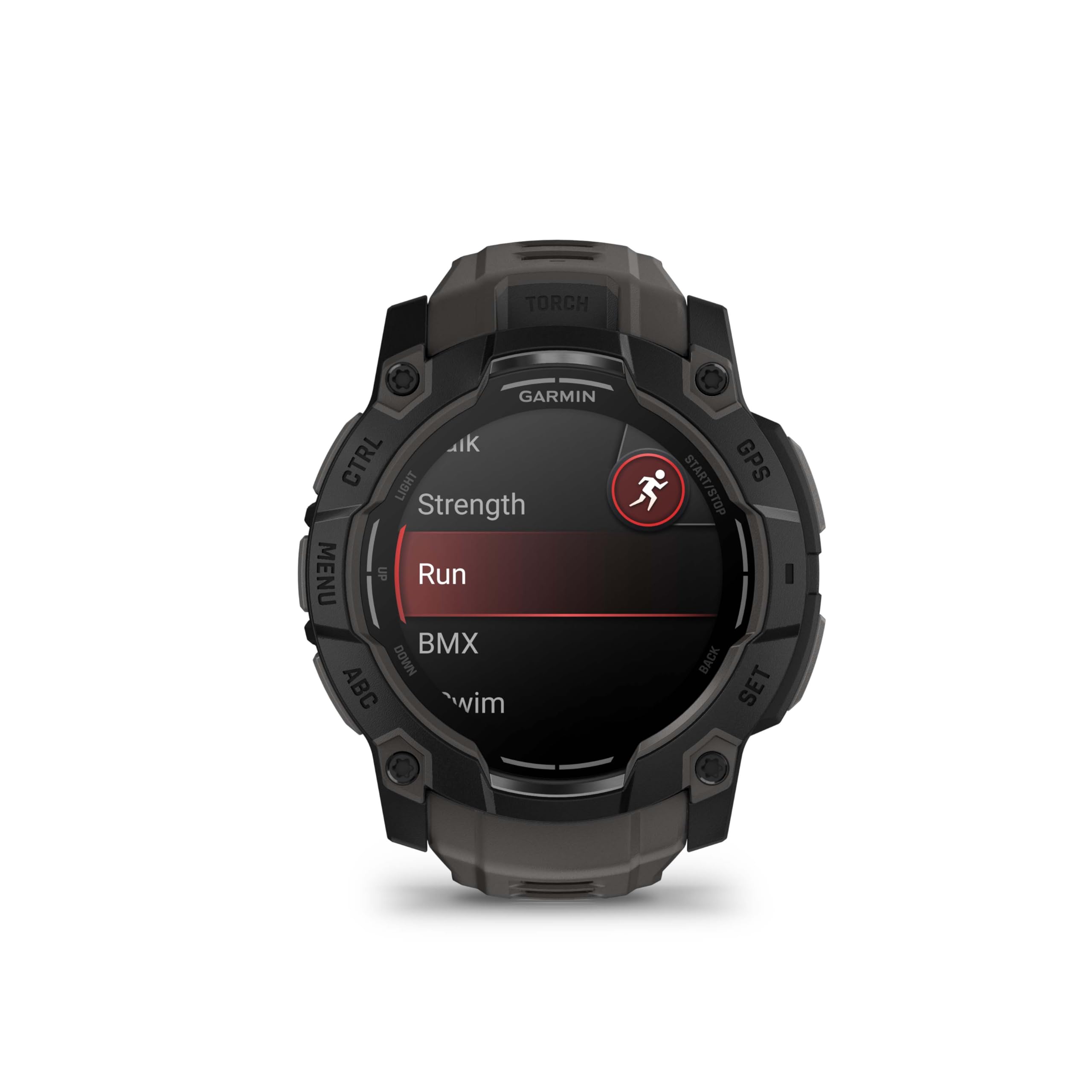 Wearable4U Garmin Instinct 3 50 Mm, Amoled Display, Rugged Outdoor Gps Smartwatch, Metal Reinforced Bezel, Built In Flashlight,